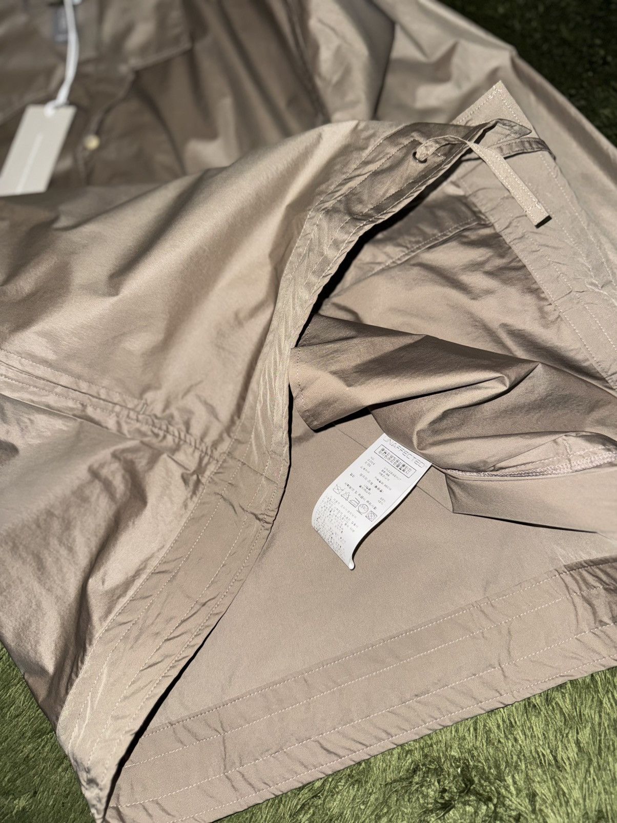 EASTLOGUE [M] Unaffected 22SS Open Collar Oversized Shirt Beige NWOT Size US M / EU 48-50 / 2 - 5 Thumbnail