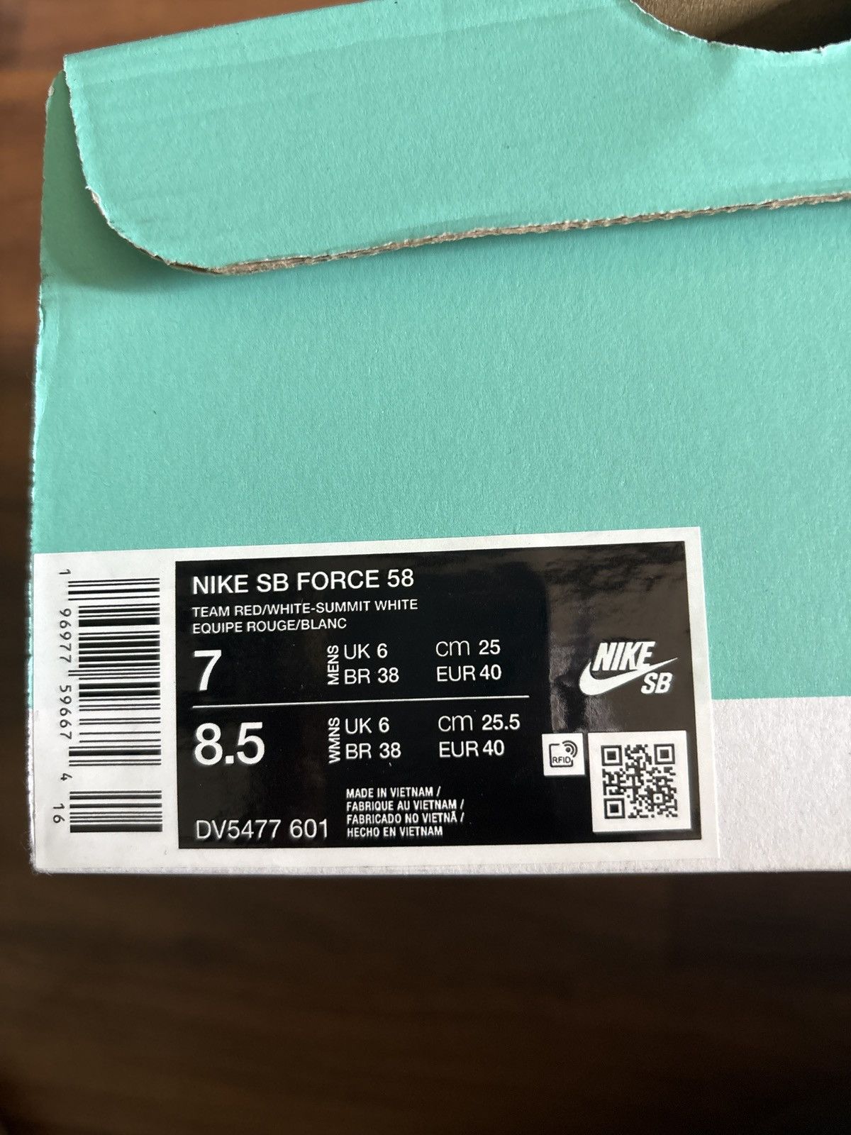 Nike Nike SB Force Size US 8.5 / IT 38.5 - 7 Thumbnail