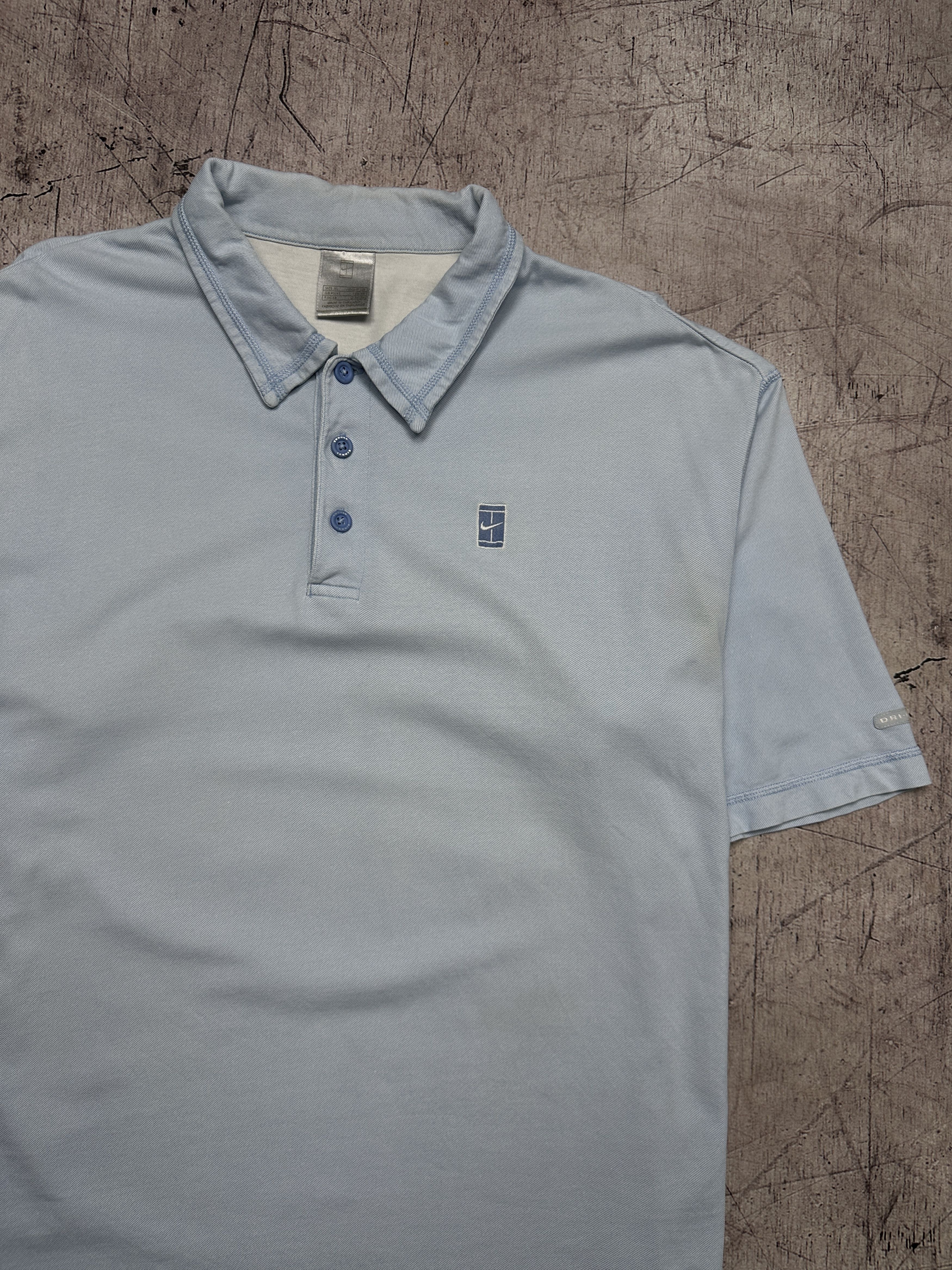 Nike Nike Tennis Court Vintage Mens Polo Shirt Size US XL / EU 56 / 4 - 2 Thumbnail