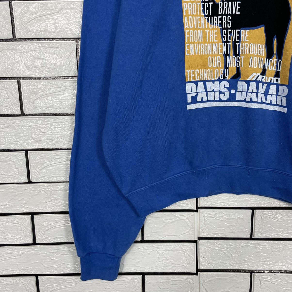 Mizuno Vintage Mizuno Rallye Paris Dakar Sweatshirt Size US S / EU 44-46 / 1 - 3 Thumbnail