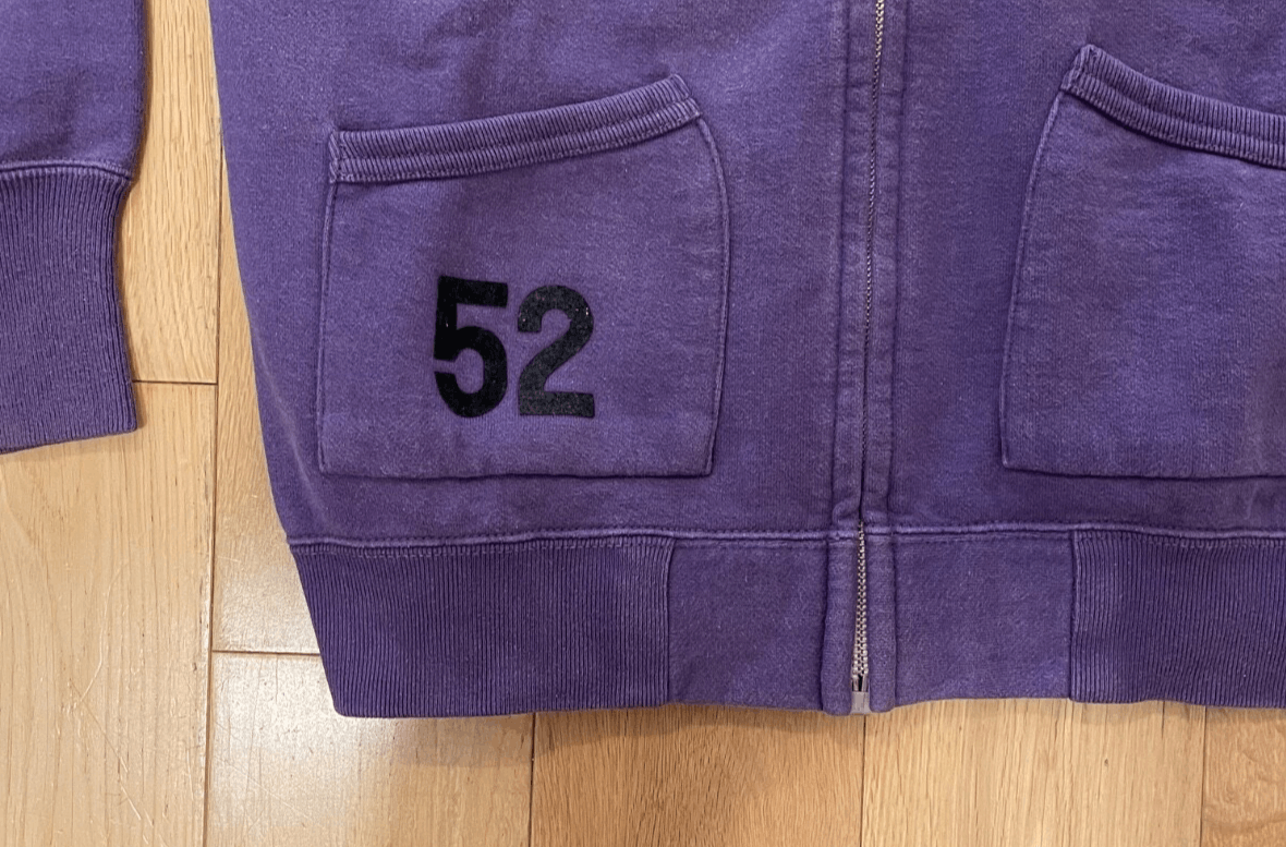 The Real McCoy's The Real McCoy's Full Zip Hooded Sweatshirt Purple Medium Size US M / EU 48-50 / 2 - 5 Thumbnail