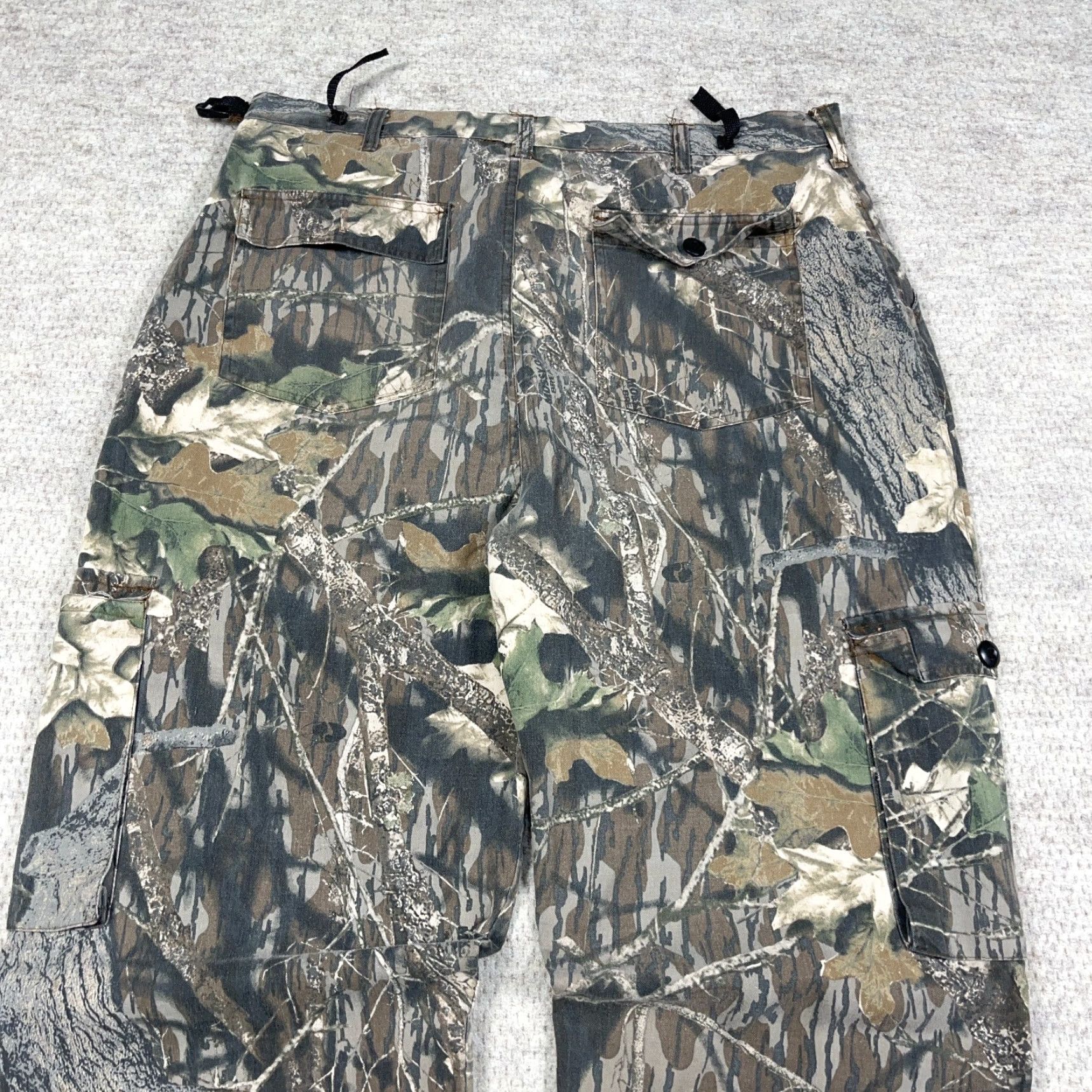 Vintage VINTAGE Mossy Oak Cargo Pants Men 36x31 Camouflage 5-Pocket Canvas Cotton Baggy Y2K 90s Modern American 90s Mens Size US 33 - 3 Thumbnail