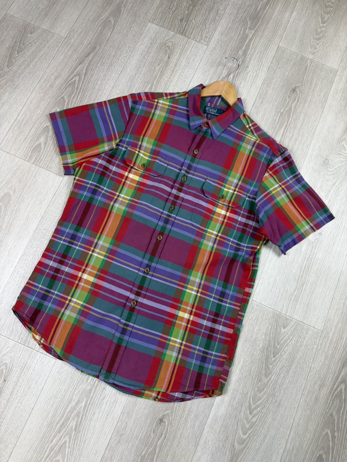 Polo Ralph Lauren Polo Ralph Lauren Multicolor Short Sleeve Shirt Button Up Size US L / EU 52-54 / 3 - 1 Thumbnail