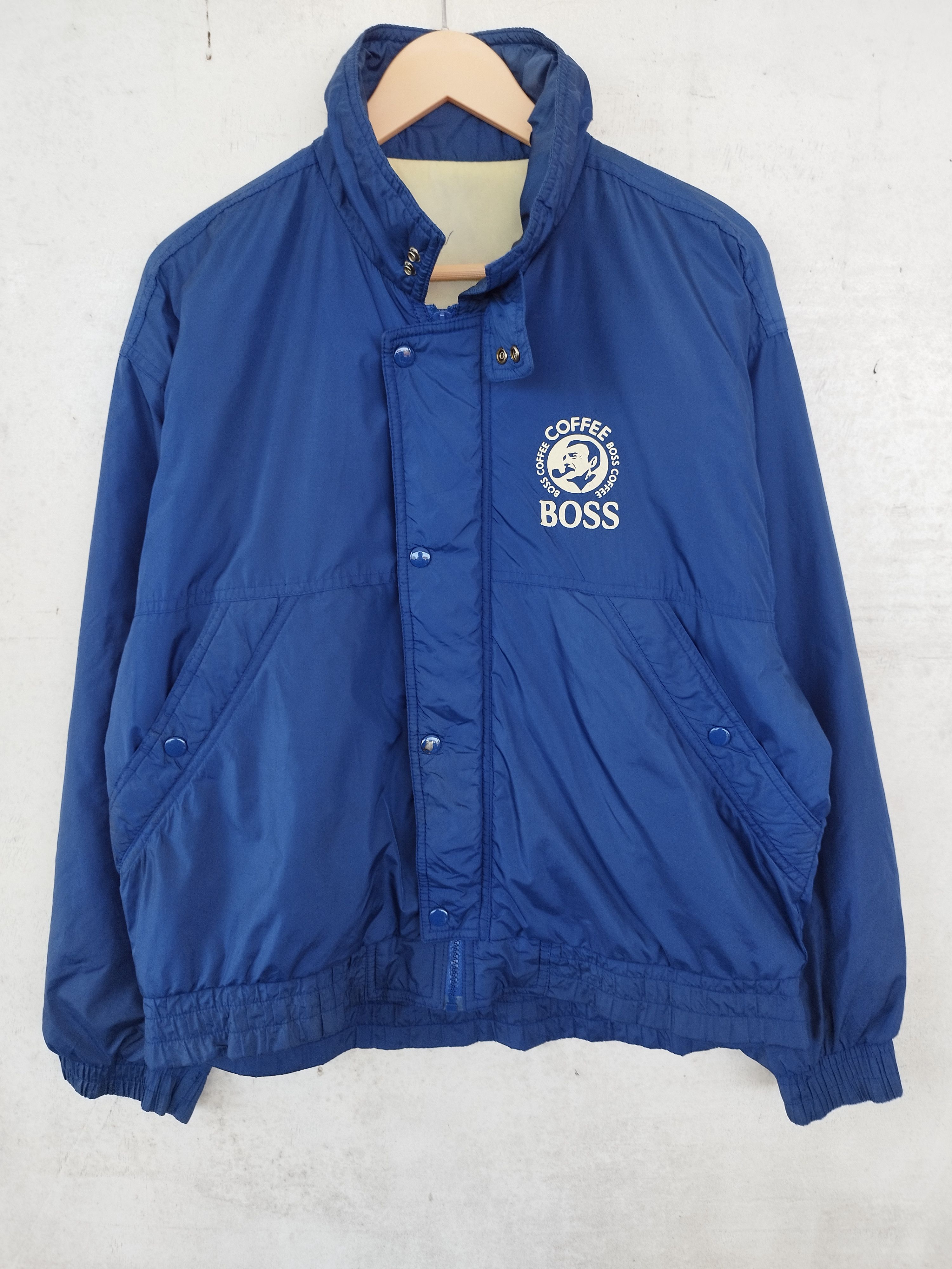 Japanese Brand Vintage Suntory Boss Coffee coach jacket light windbreaker Size US L / EU 52-54 / 3 - 4 Thumbnail