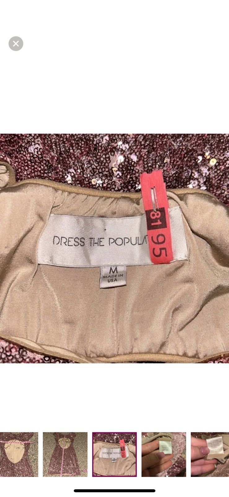 Dress the Population Dress the population medium Gabriella sequin cocktail dress Size M / US 6-8 / IT 42-44 - 8 Thumbnail