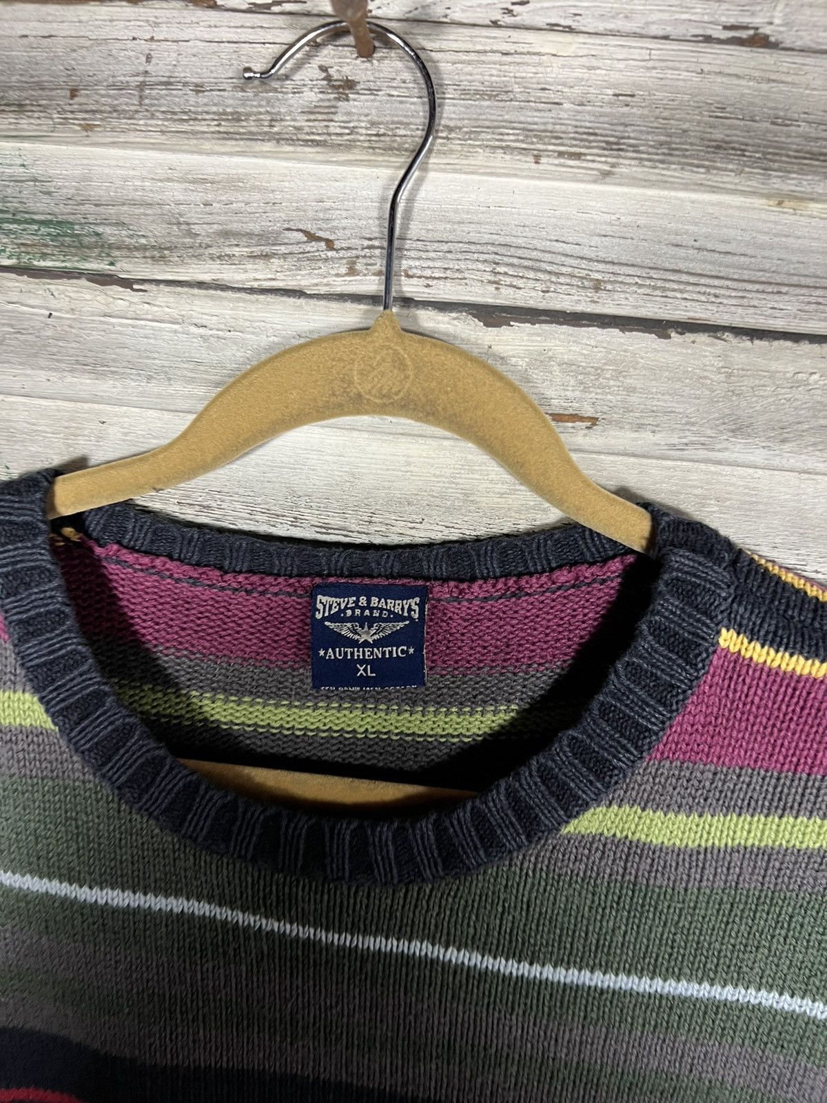 Vintage Vintage Striped Sweater Size US XL / EU 56 / 4 - 4 Thumbnail
