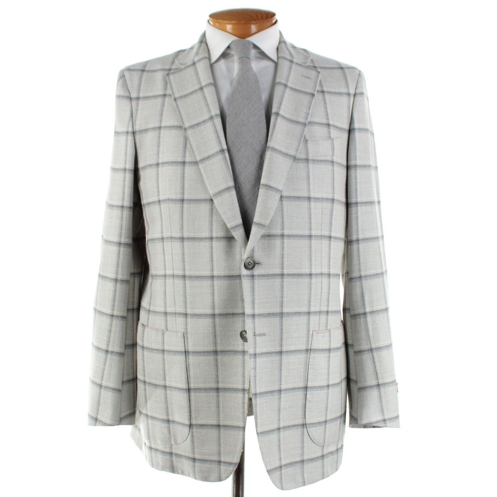 Isaia isaia Sport Coat Size 44 Regular US in Gray Size 44R - 1 Thumbnail