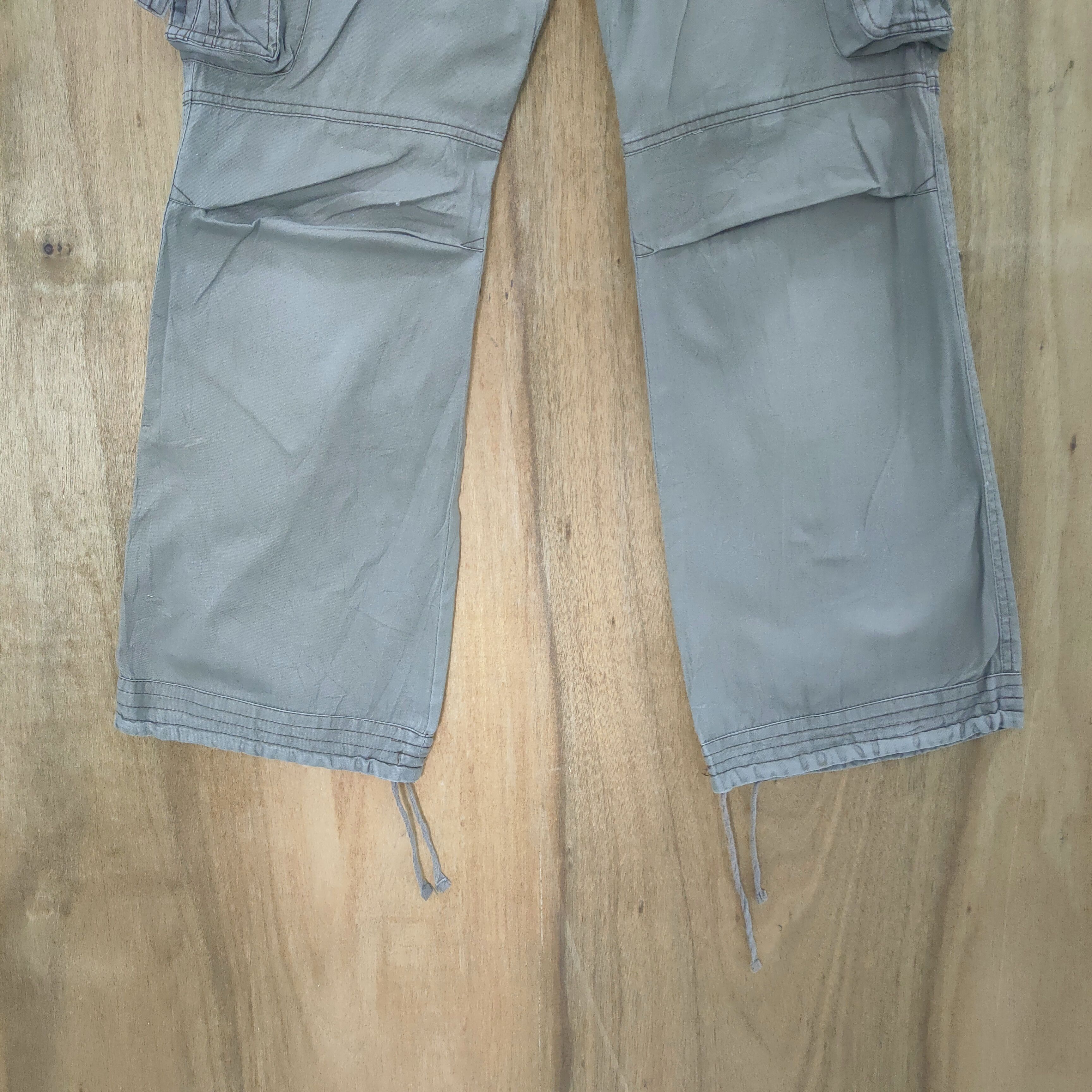Japanese Brand × Vintage VINTAGE DGY SPRING WAIST FADED FLARED CARGO PANTS Size US 30 / EU 46 - 3 Thumbnail