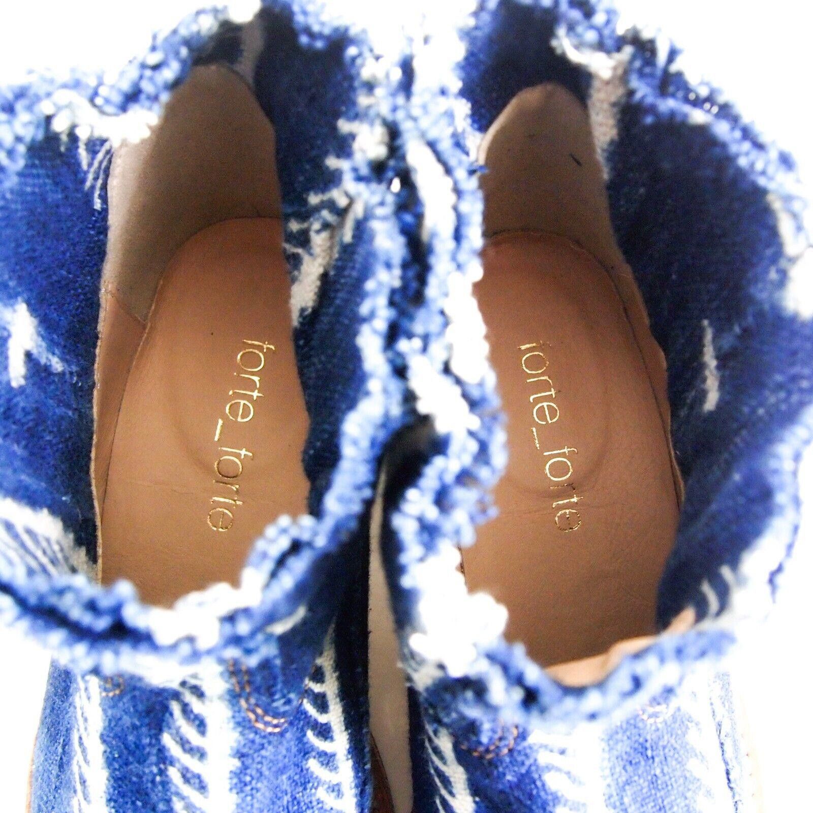 forte_forte Forte_Forte Denim Boots Blue Unlined Size US 7 EU 37 Size US 7 / IT 37 - 5 Thumbnail