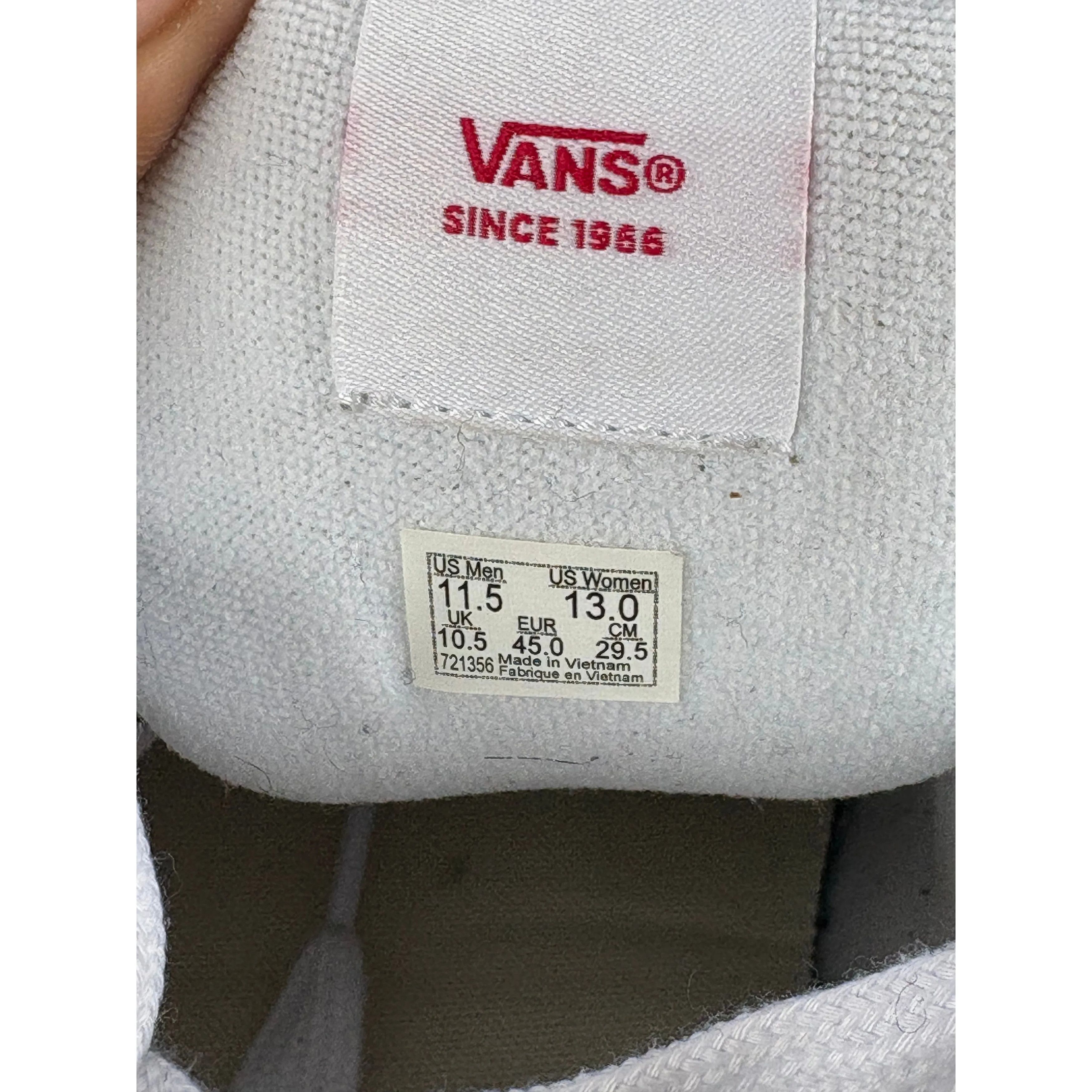 Vans Vans Knu Skool "Black White" **PRE-OWNED** - 11.5M Size US 11.5 / EU 44-45 - 7 Thumbnail