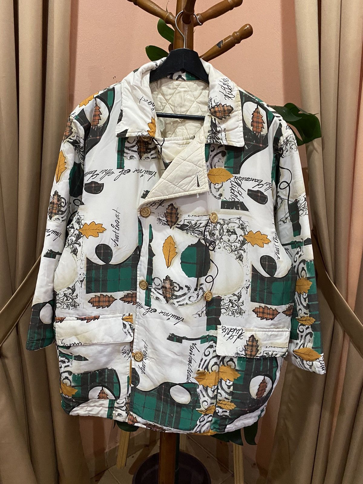 Vintage VINTAGE 90S ALL OVERUSE PRINT AMUSEMENT JACKET Size US M / EU 48-50 / 2 - 3 Thumbnail