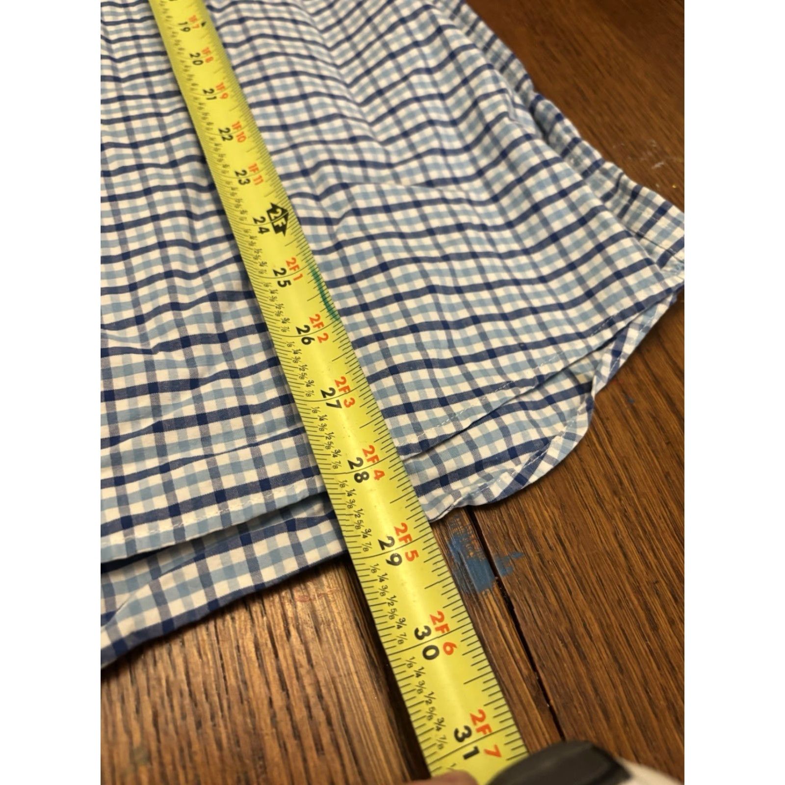 Abercrombie & Fitch Abercrombie & Fitch Plaid Shirt Mens XL Short Sleeve Button Up Size US XL / EU 56 / 4 - 4 Thumbnail