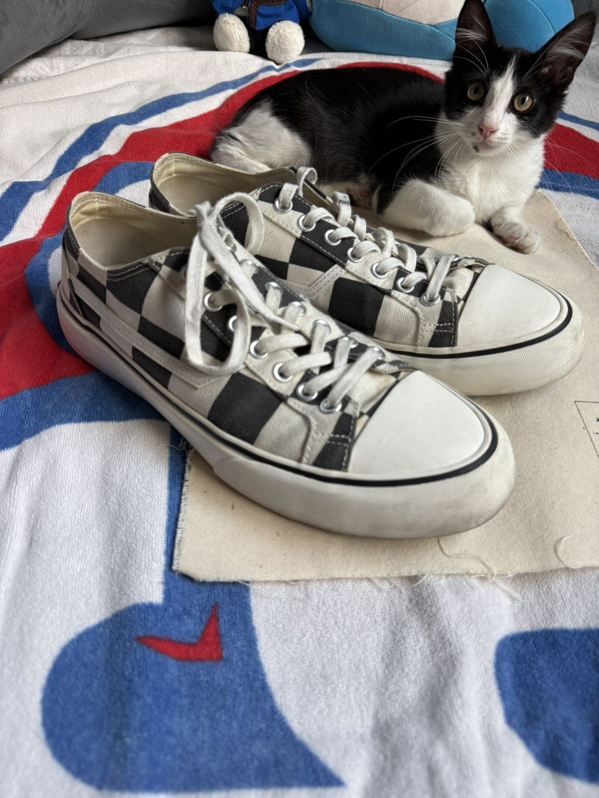 Article No. Article No. Vintage check low top sneakers Size US 11.5 / EU 44-45 - 1 Thumbnail
