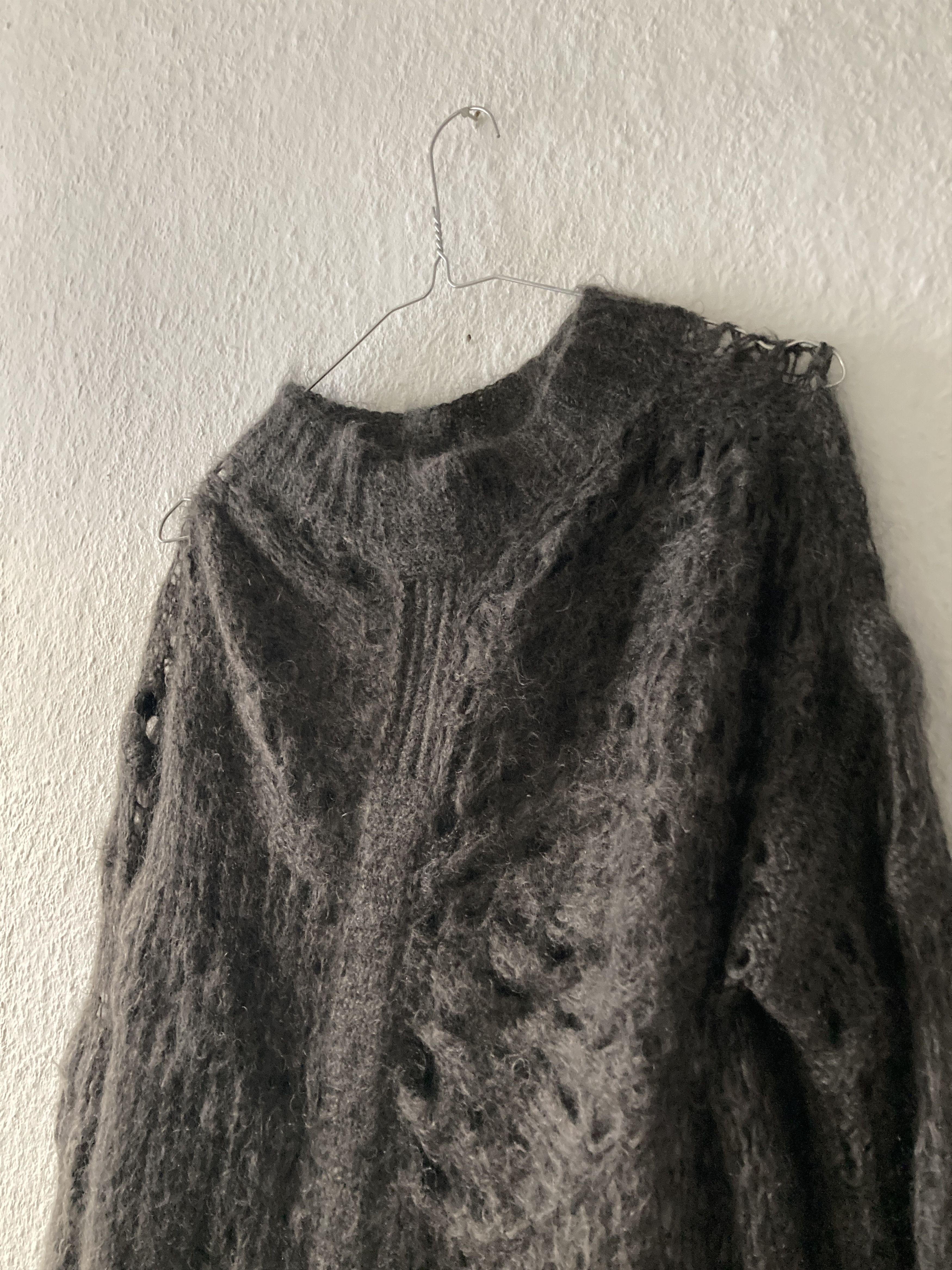 Rick Owens F/W 14 "MOODY" Sample Mohair & Silk Psycho Knit Rick Owens Size US M / EU 48-50 / 2 - 13 Thumbnail
