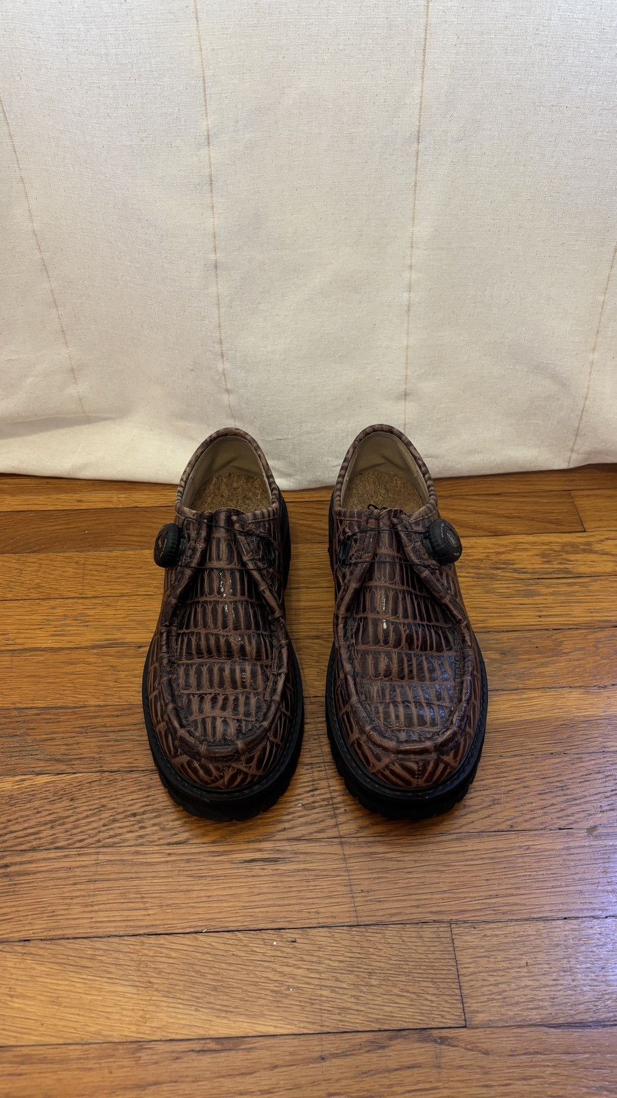 Sillage Sillage chaussure de marche shoes in alligator brown Size US 8 / EU 41 - 4 Thumbnail