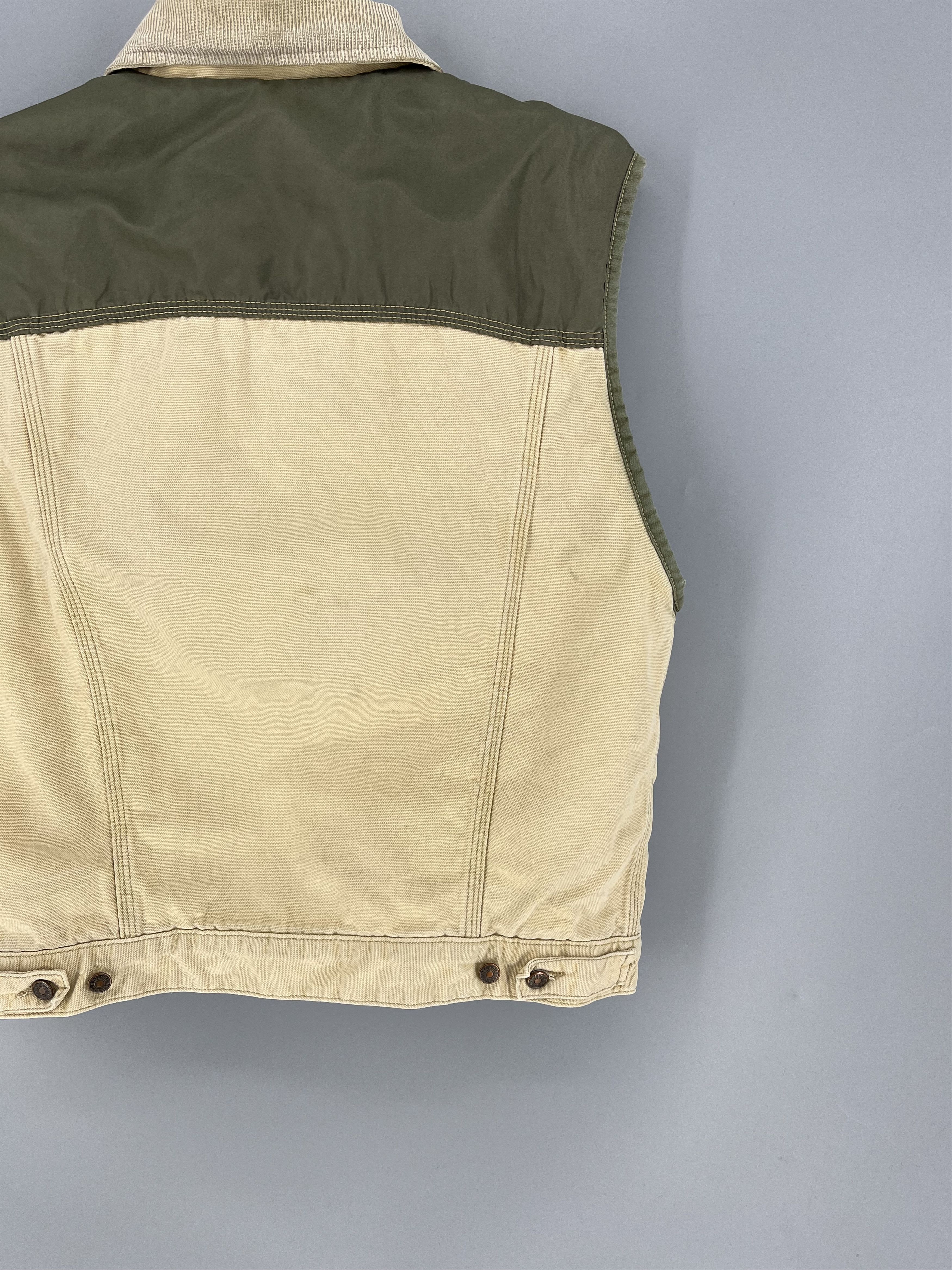 Diesel Vintage Diesel Vest Mens M Made In Italy Beige Canvas Size US M / EU 48-50 / 2 - 12 Thumbnail