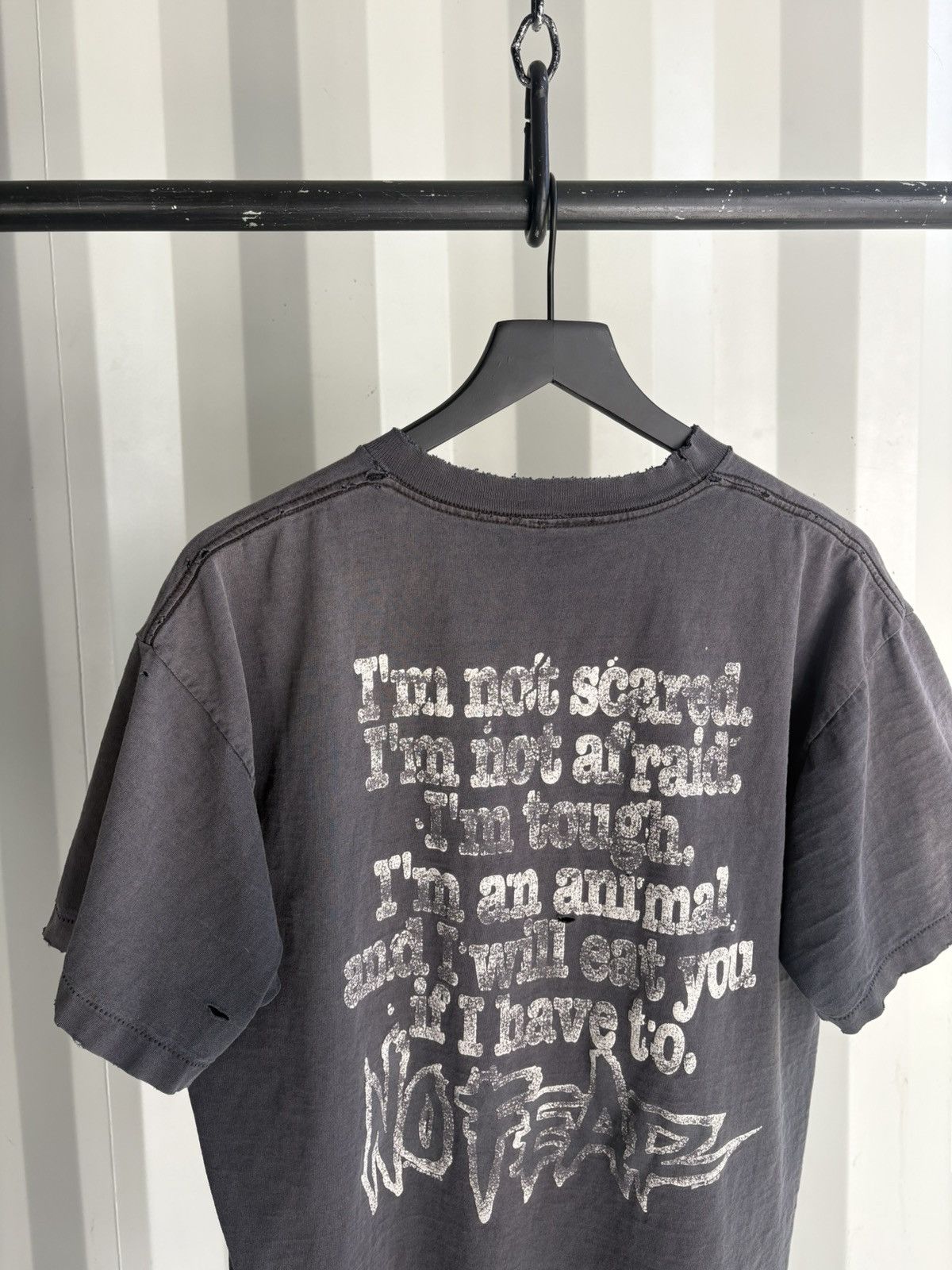 Vintage Vintage No Fear Shirt Faded Distressed Grunge Band Size US XL / EU 56 / 4 - 3 Thumbnail