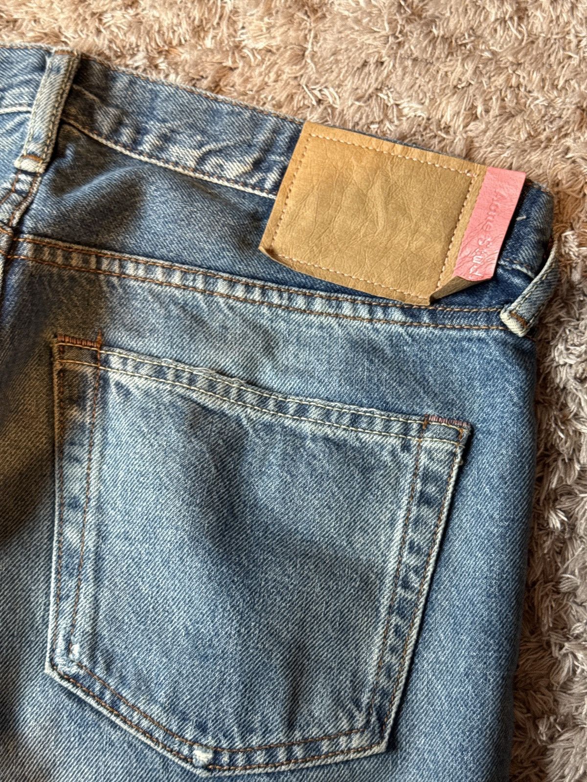 Acne Studios Acne bla konst 1996 Mid Blue Trash1 Size US 32 / EU 48 - 3 Thumbnail
