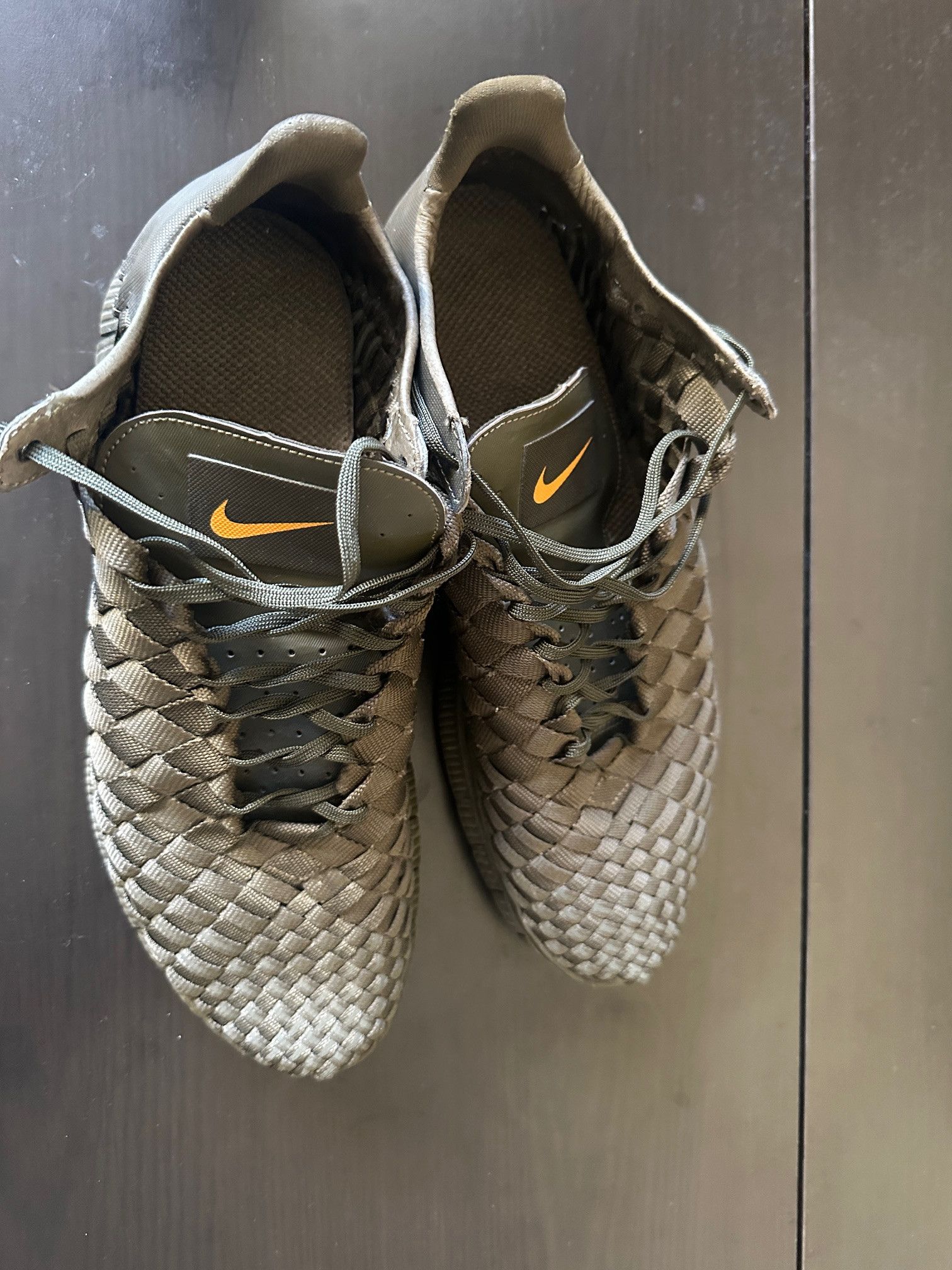 Nike Nike Free Inneva Woven Tech SP Dark Loden Olive Green 11.5 Size US 11.5 / EU 44-45 - 4 Thumbnail