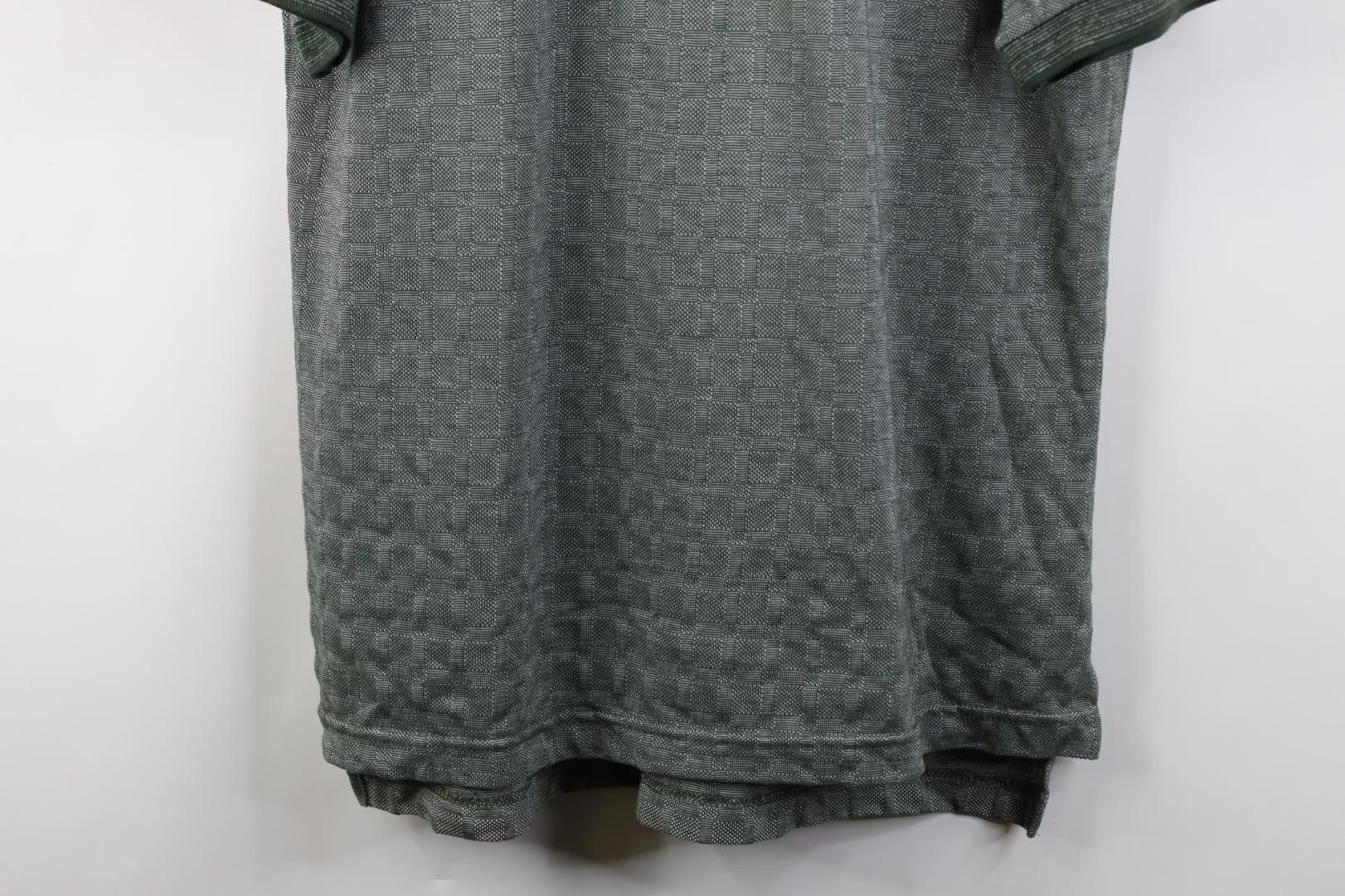 Vintage Vintage 90s Streetwear Checkered Golf Polo Shirt Green USA Size US L / EU 52-54 / 3 - 3 Thumbnail