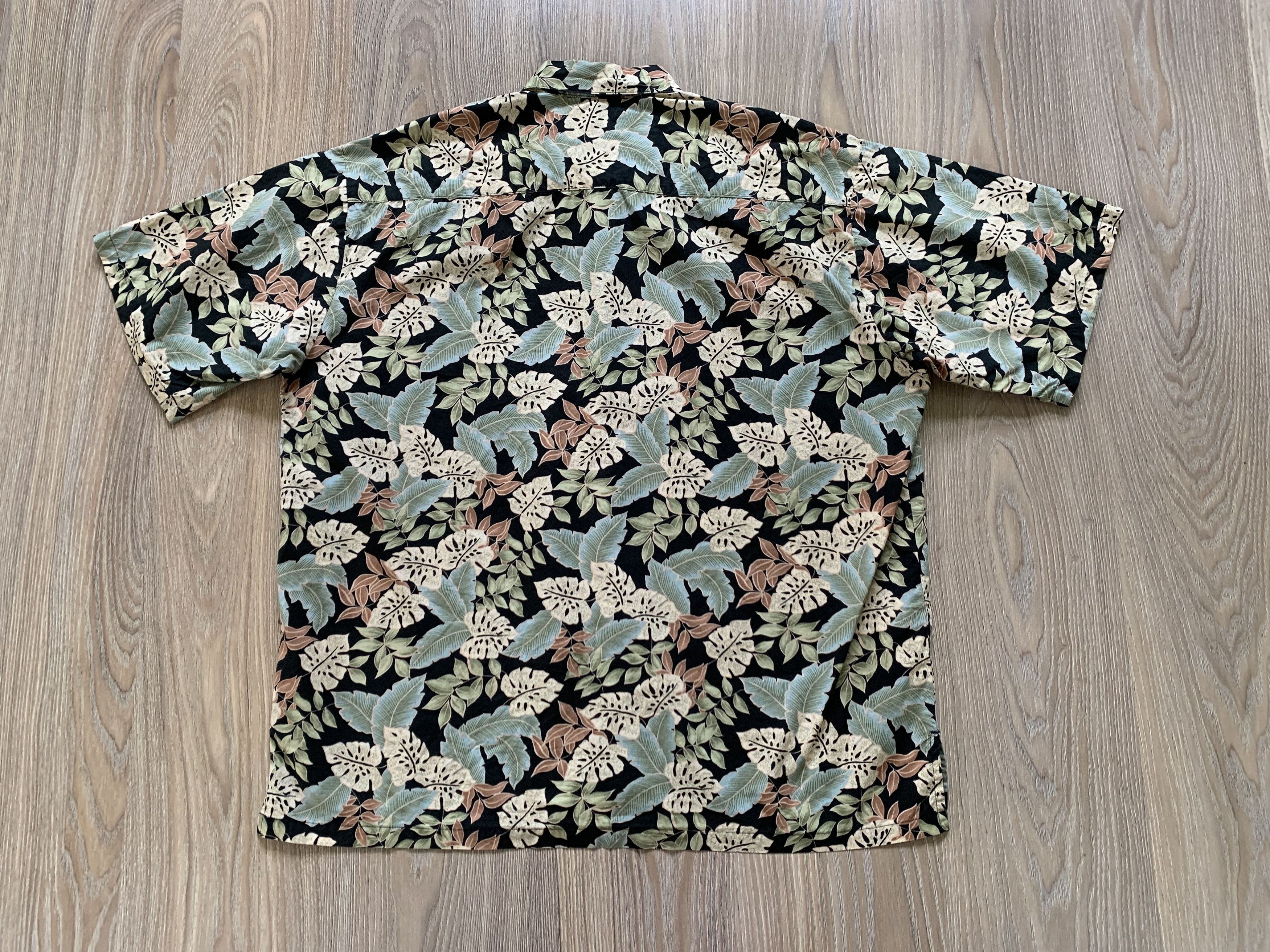 Vintage Cooke Street Men Hawaiian Leaf Tropical Shirt Size US XL / EU 56 / 4 - 3 Thumbnail