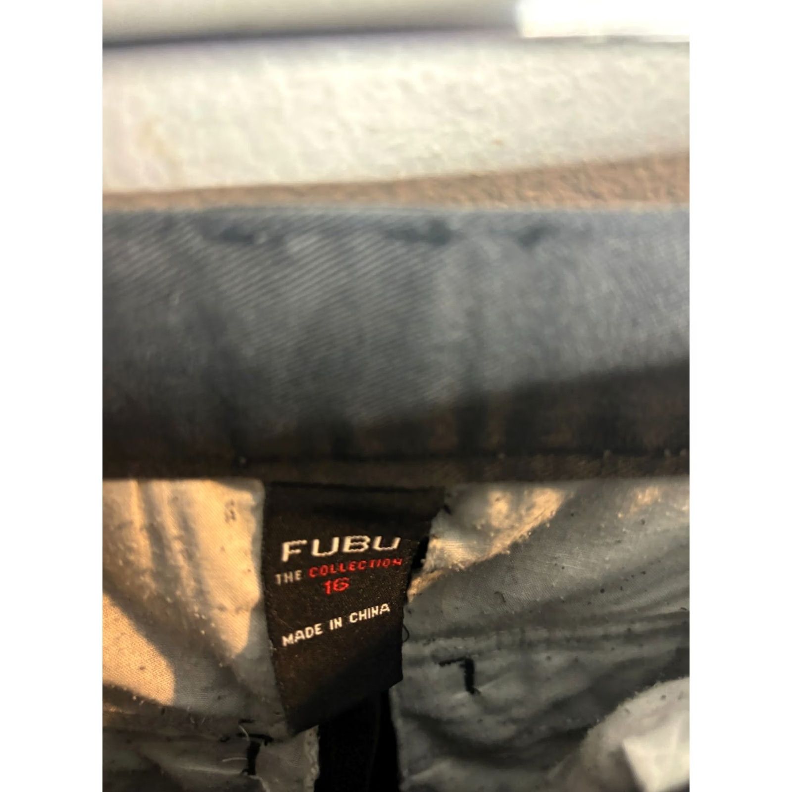 Fubu VINTAGE FUBU Cargo Pants Size 16 Black Grunge Y2K 2726 Women Size 38" / US 16 / IT 52 - 4 Thumbnail