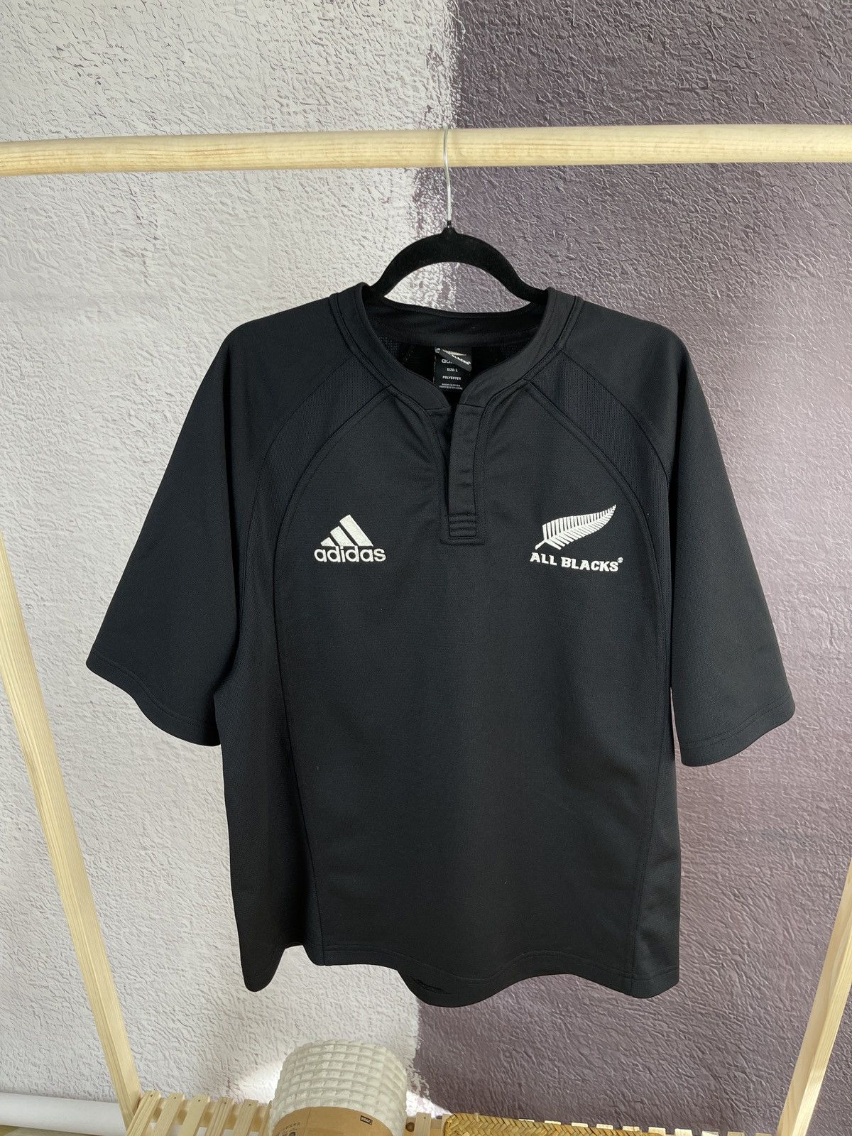 Adidas Adidas All Blacks Rugby vintage jersey shirt Size US L / EU 52-54 / 3 - 2 Thumbnail
