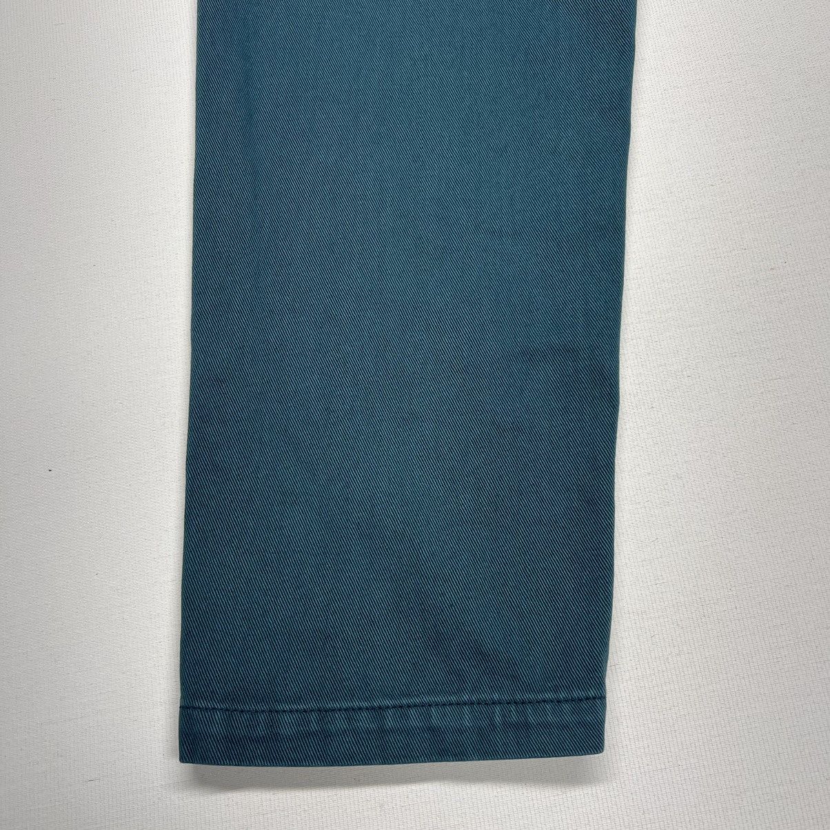 Obey Obey Jeans Teal Straight Cropped Denim Pants Blue Propaganda Size US 30 / EU 46 - 14 Thumbnail