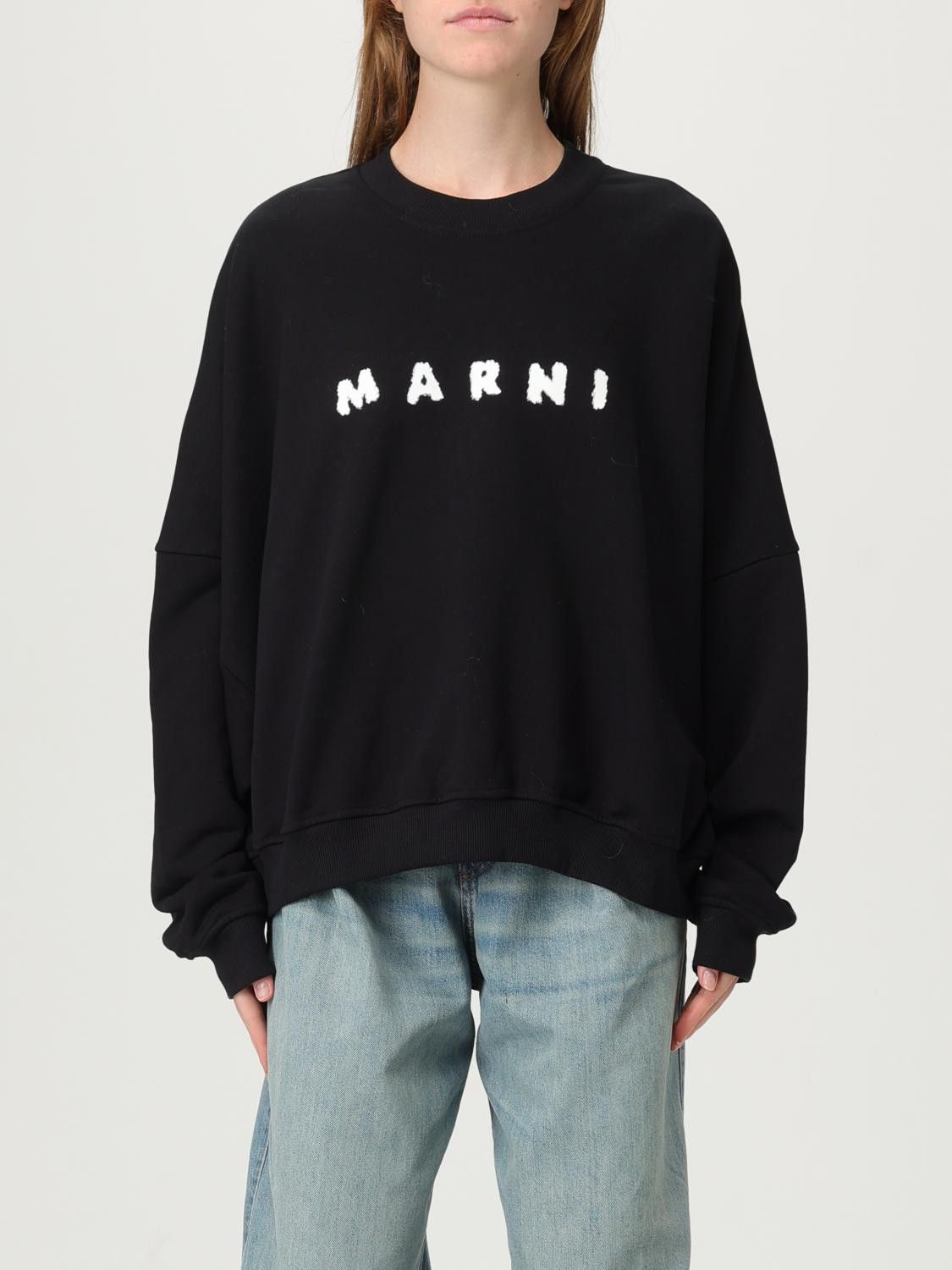 Marni Marni Sweatshirt Woman Black Size S / US 4 / IT 40 - 1 Thumbnail