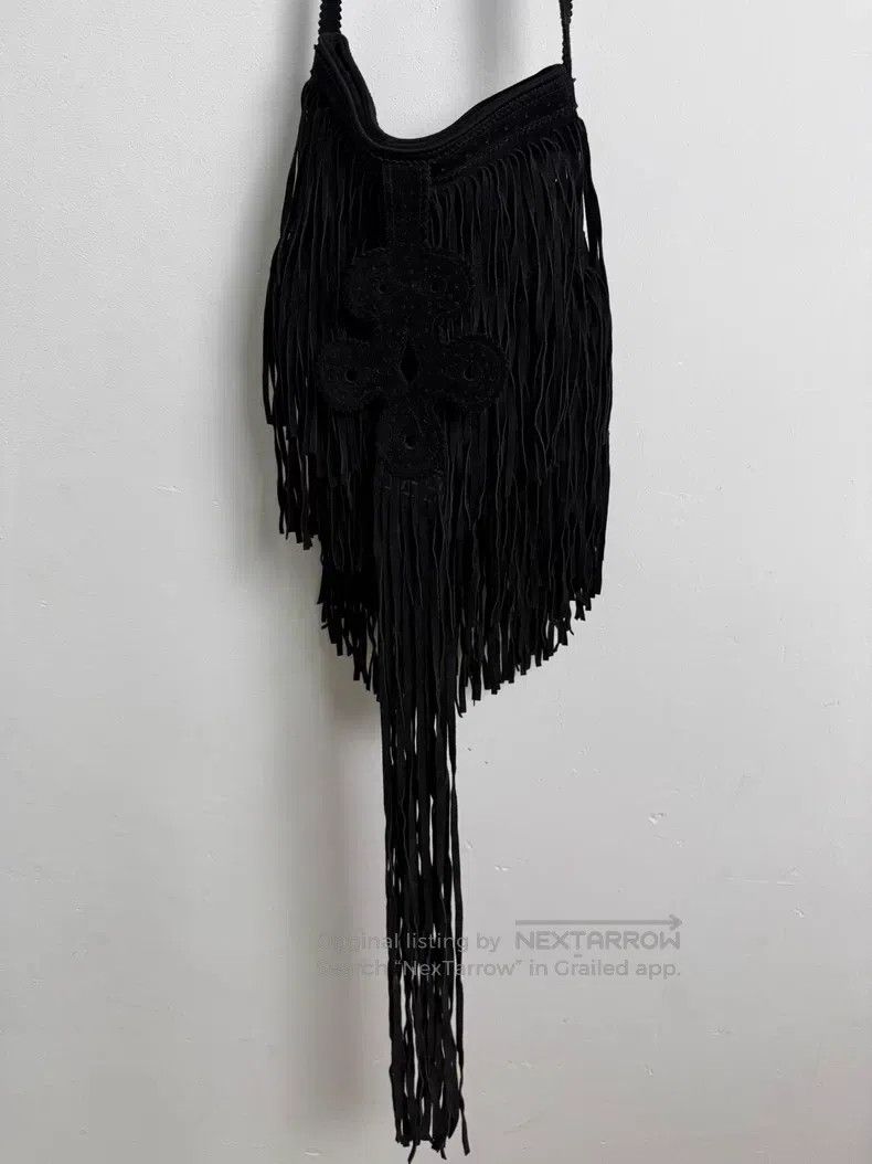 Jean Paul Gaultier Jean Paul Gaultier Suede fringed crossbody bag Size ONE SIZE - 6 Thumbnail