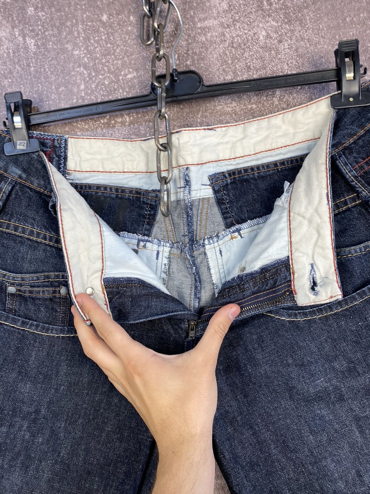 Marithe + Francois Girbaud × Vintage Vintage 90s Marithe Francois Girbaud Denim Shorts Jorts Size US 33 - 8 Thumbnail