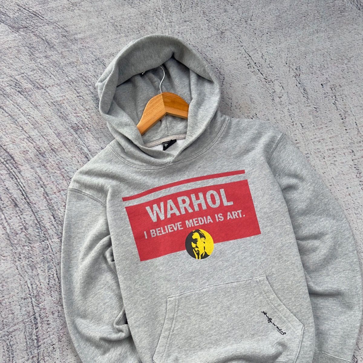 Andy Warhol UNIQLO X ANDY WARHOL BIG LOGO HOODIE Size US S / EU 44-46 / 1 - 2 Thumbnail