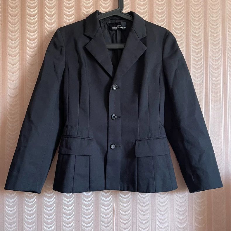 Comme Des Garcons Black Women's Jacket Patchwork Deconstru