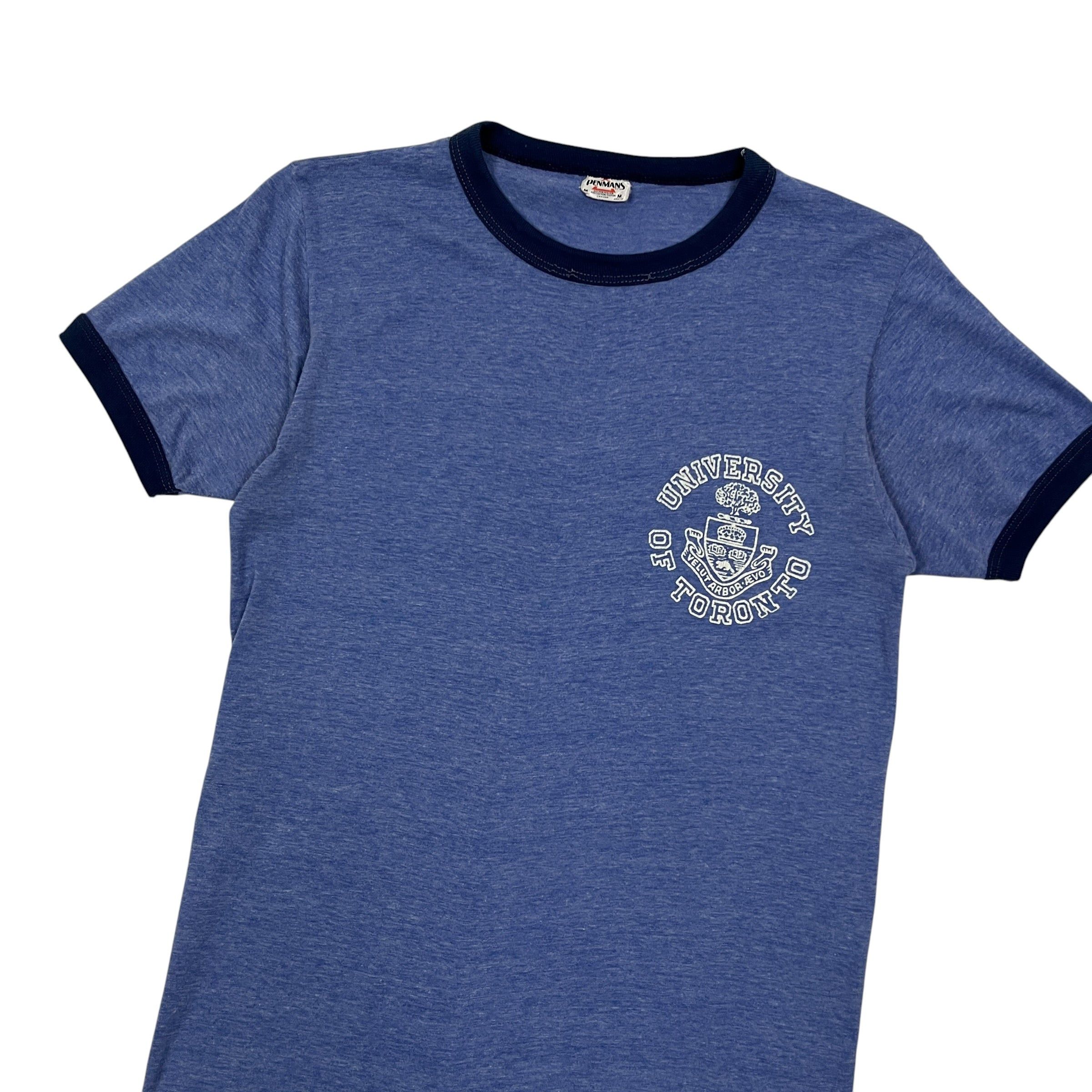 Vintage University Of Toronto Ringer Tee - Size M Size US M / EU 48-50 / 2 - 2 Thumbnail