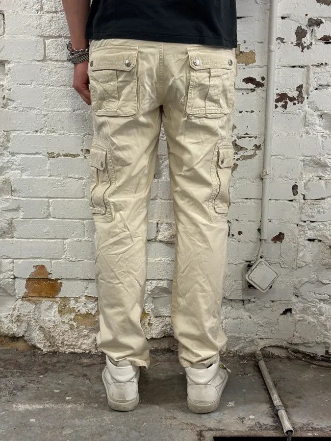 Dolce & Gabbana SS2003 Dolce & Gabbana Cream Cargo Pants Size US 31 - 4 Thumbnail