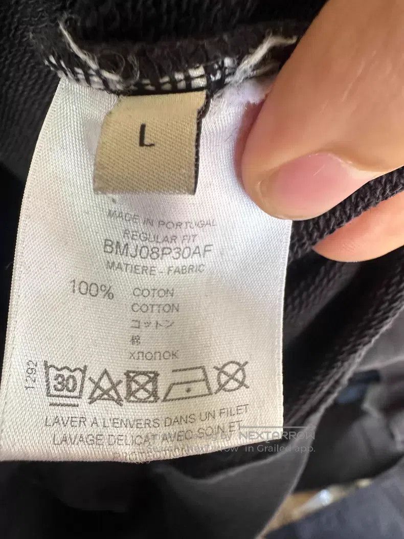 Givenchy Givenchy Black Hooded Fleece Hoodie Size US L / EU 52-54 / 3 - 6 Thumbnail