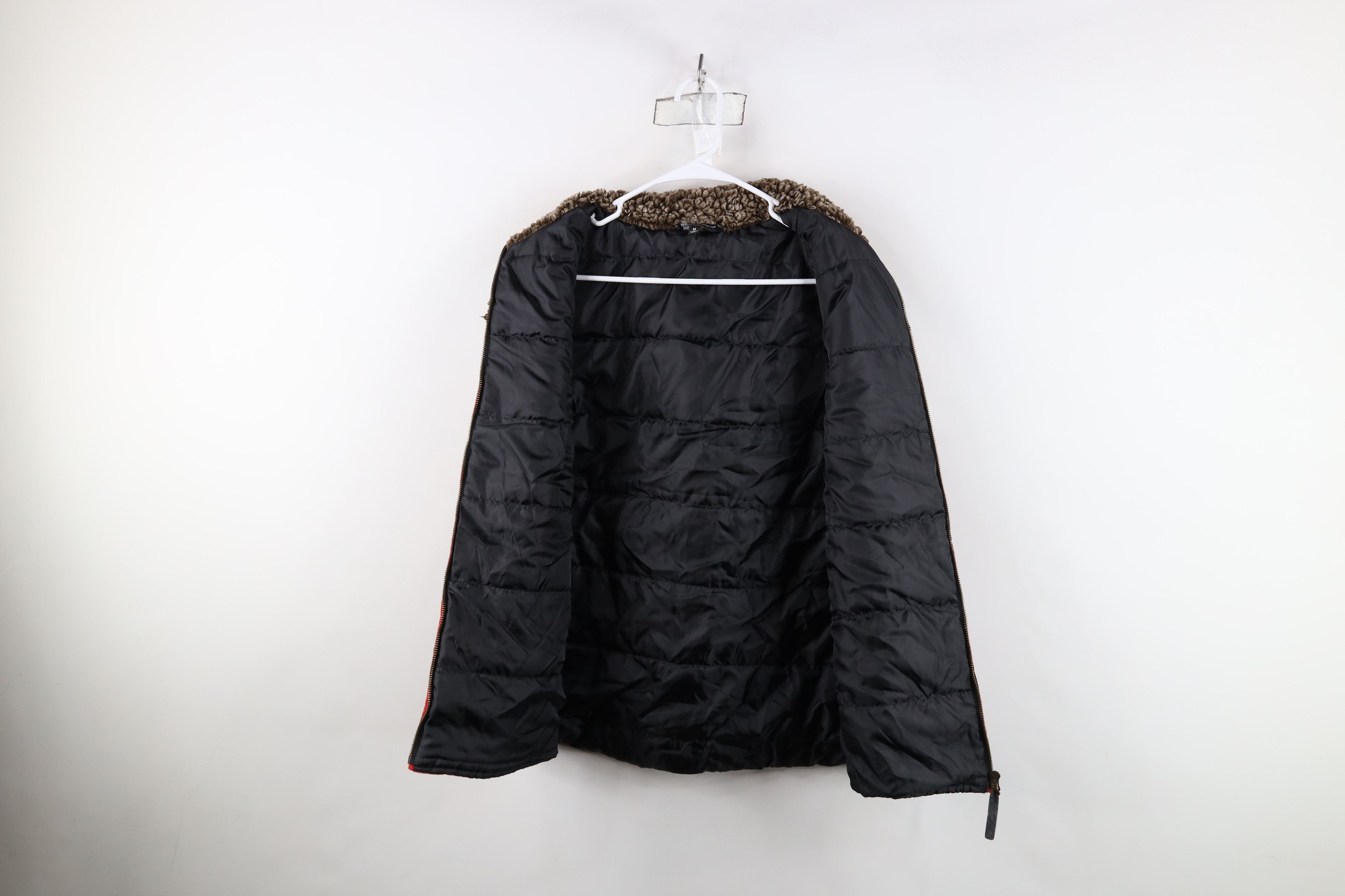 Vintage Simply Southern Fleece Flannel Quilted Puffer Vest Jacket Size M / US 6-8 / IT 42-44 - 8 Thumbnail