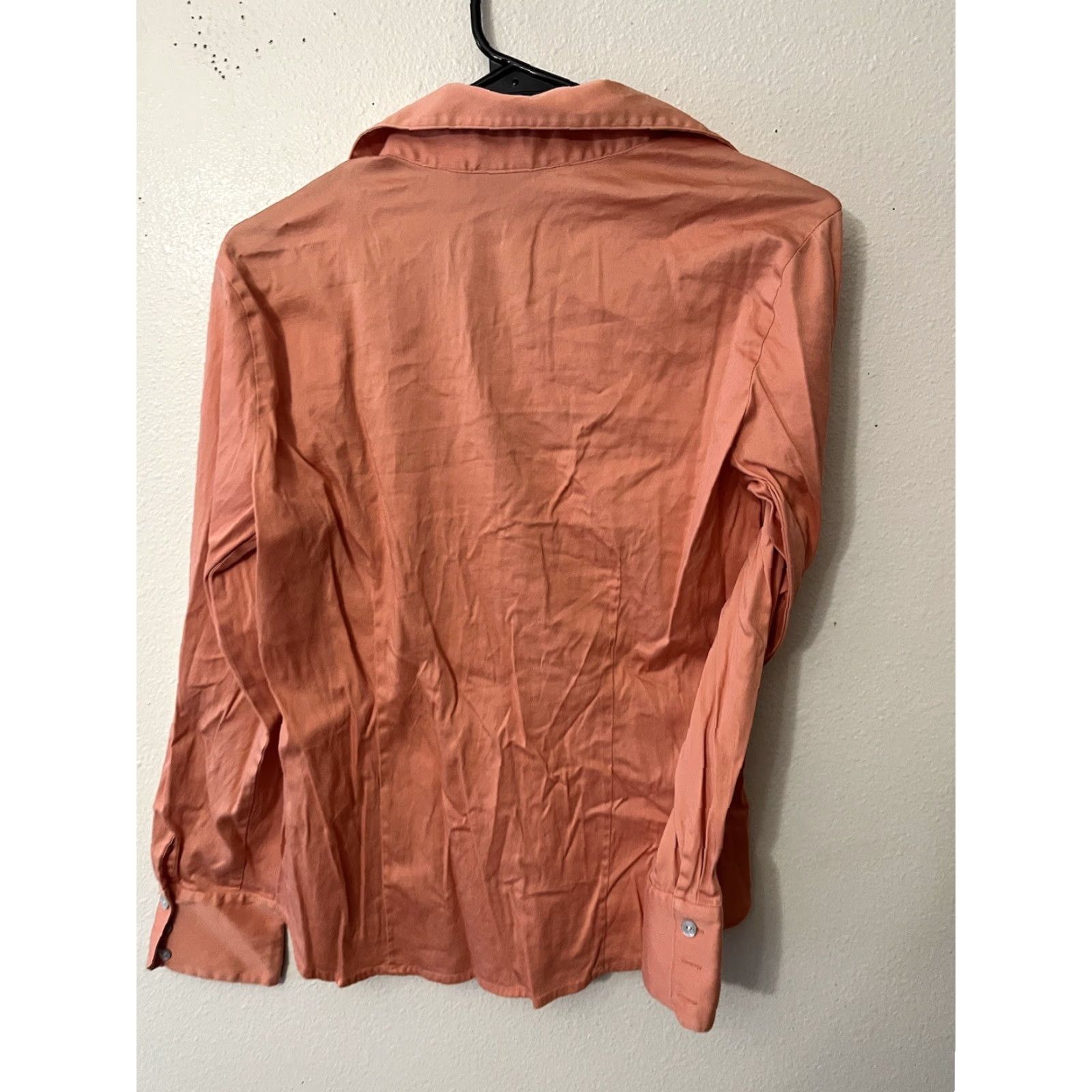 Vintage VINTAGE Chico's Orange Long Sleeve Shirt Women's Button-Up Size 0 Size XS / US 0-2 / IT 36-38 - 2 Thumbnail