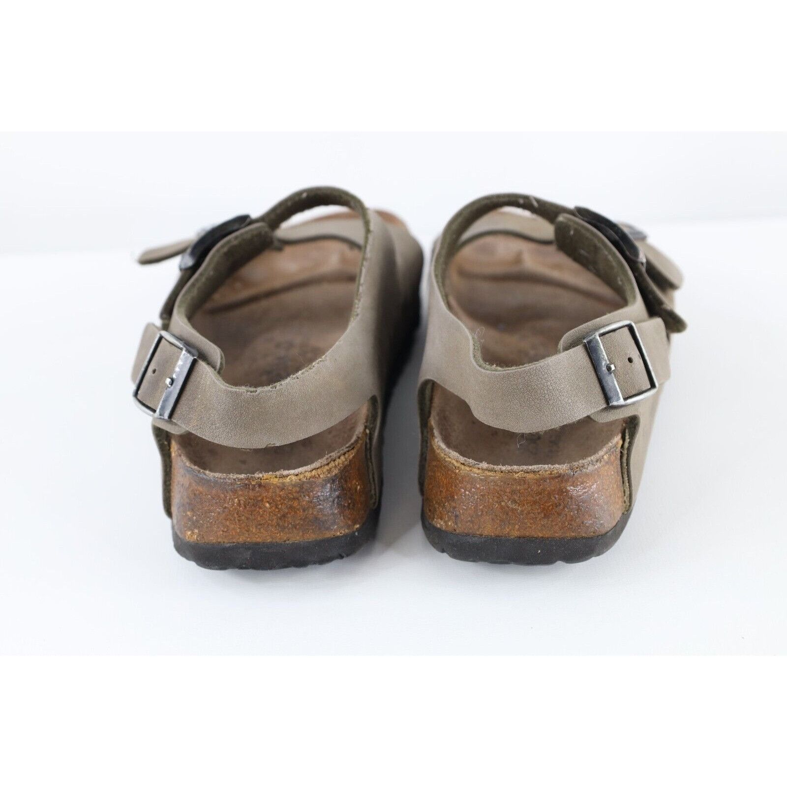 Birkenstock × Vintage Vintage Birkenstock Distressed Leather Buckle Sandals Size US 8 / IT 38 - 6 Thumbnail