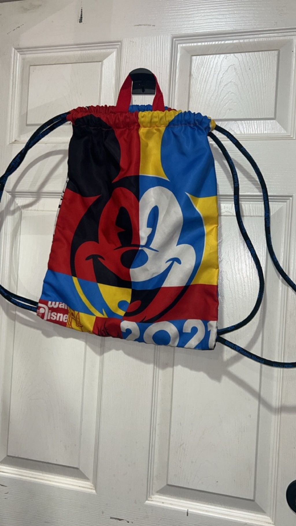 Disney Boys Disney Mickey Mouse Drawstring Bag One Size Red Blue Size ONE SIZE - 2 Thumbnail