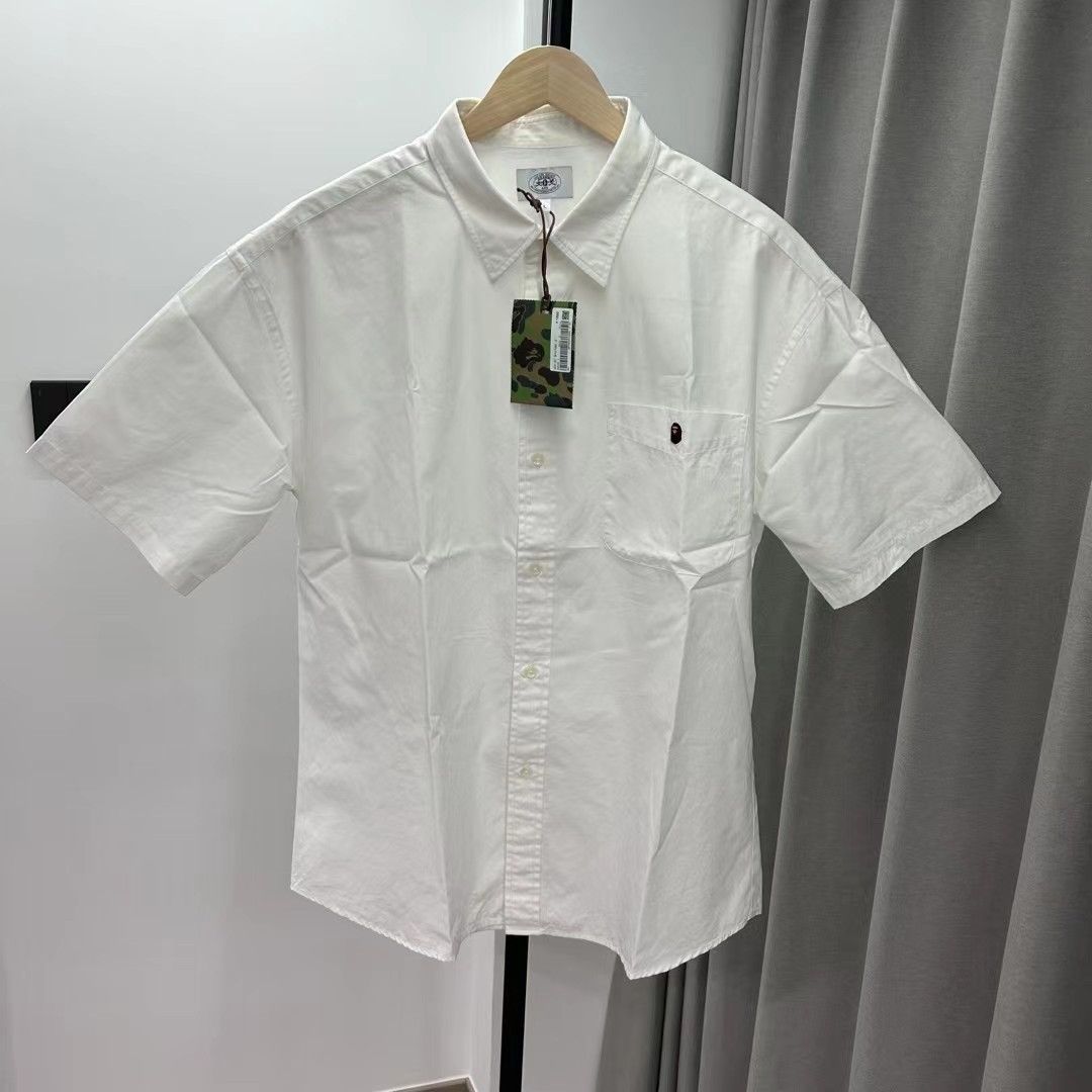 Bape ONE POINT POCKET BUTTON UP S/S SHIRT Size US L / EU 52-54 / 3 - 1 Thumbnail