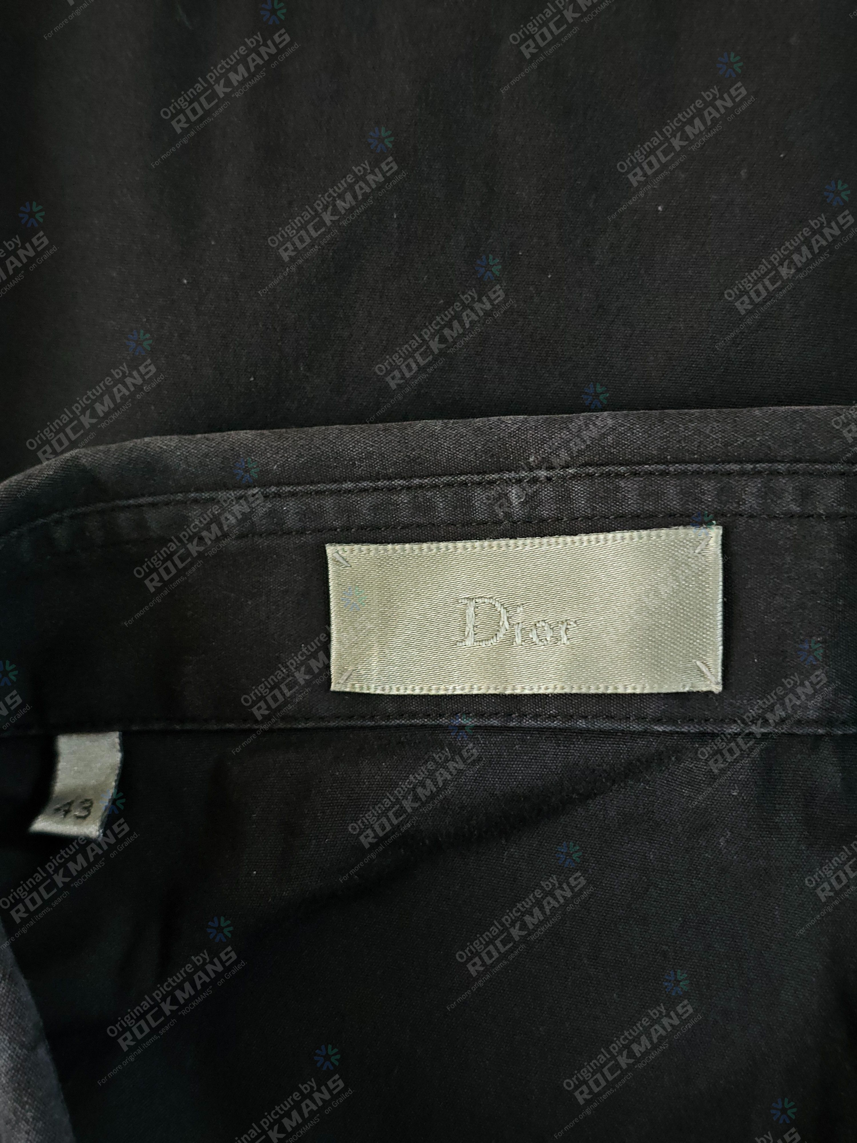 Dior Dior Men's Black Short-Sleeve Shirt Size 43 Size US XL / EU 56 / 4 - 5 Thumbnail
