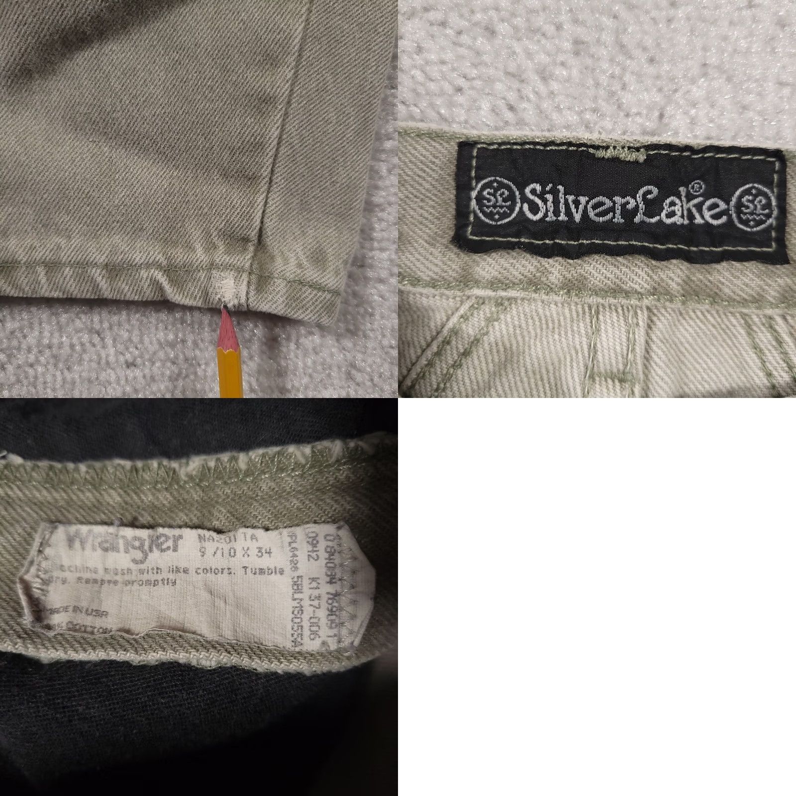Wrangler VINTAGE Wrangler Silverlake High Rise VTG Women's Jeans Gray Bareback USA Made Sz 9/10 Jeans Women 80s Mom Size 30" / US 8 / IT 44 - 10 Thumbnail