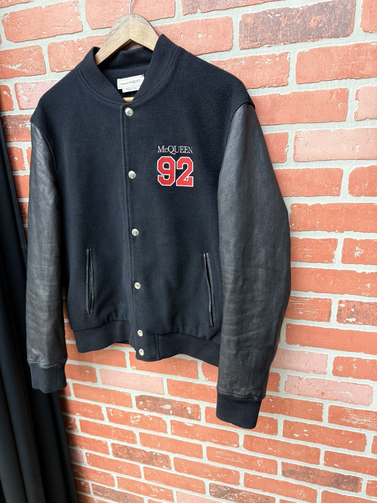Alexander McQueen Alexander McQueen Mainline "92" Varsity Jacket Wool Size 50 Size US M / EU 48-50 / 2 - 3 Thumbnail