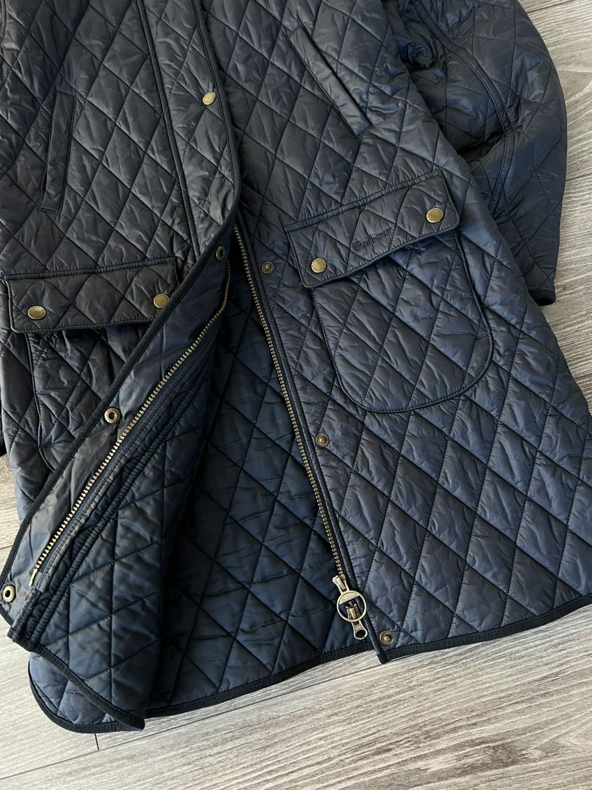 Barbour Vintage Barbour Woman’s Tarn Quilted Avant Garde Jacket Size S / US 4 / IT 40 - 3 Thumbnail