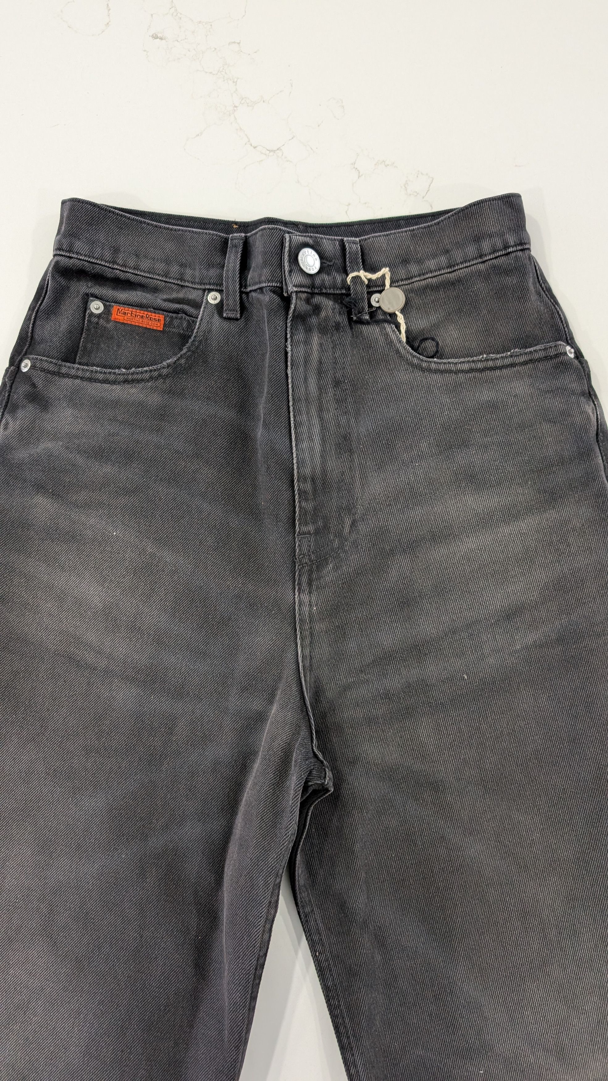 Martine Rose Martine Rose Wide-Leg Cowboy Wash Jeans Size XS Size 26" / US 2 / IT 38 - 5 Thumbnail