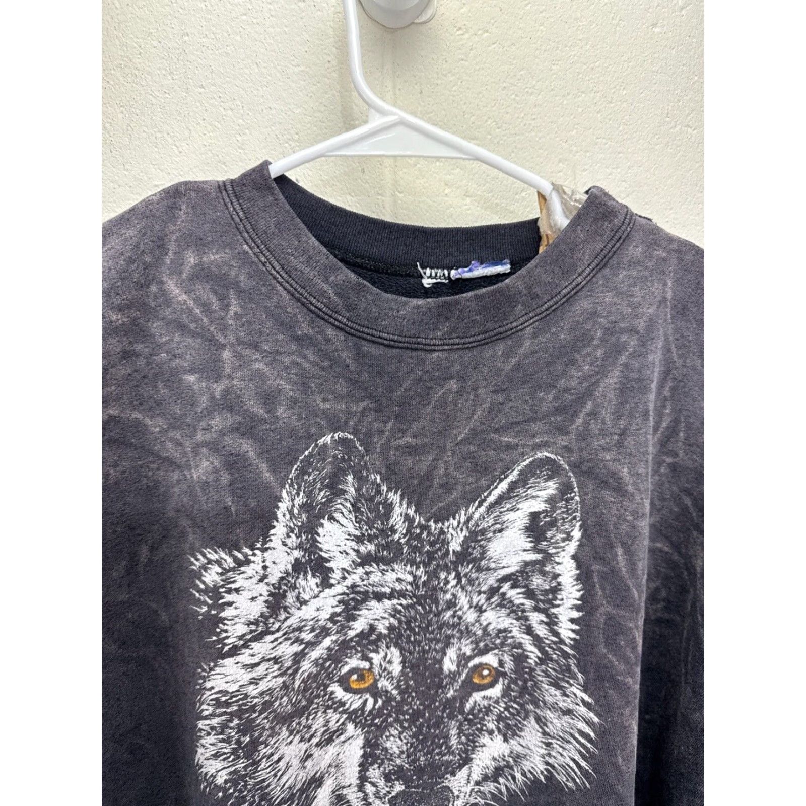 Vintage VINTAGE Art Unlimited Wolf Sweater Pullover Men 2XL Graphic Print 90s USA Fall Winter Size US XXL / EU 58 / 5 - 4 Thumbnail