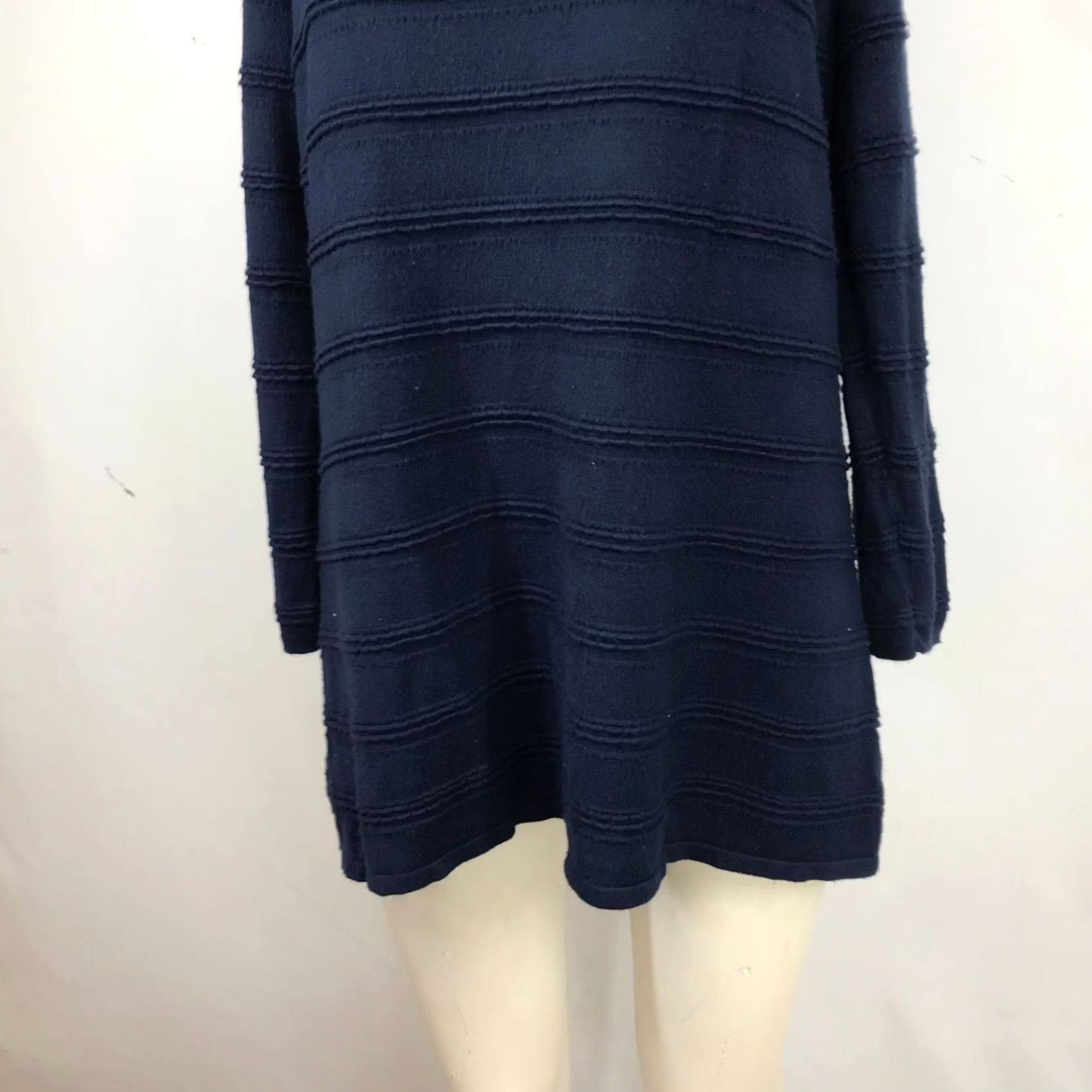 Vintage 41 HAWTHORN Womens XL Navy Long Sleeve Round Neck Pullover Sweater Size XL / US 12-14 / IT 48-50 - 3 Thumbnail
