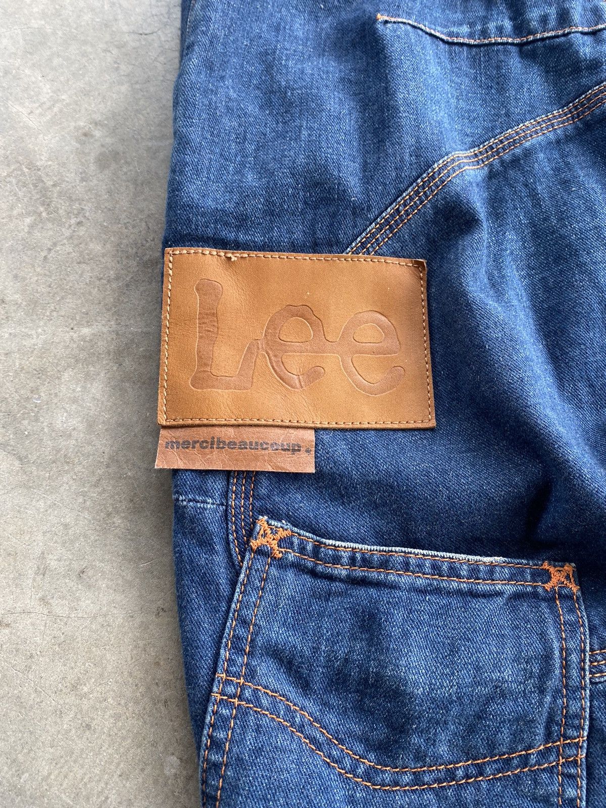 Issey Miyake × Lee × mercibeaucoup Lee x Issey Miyake Mercibeaucop High Rise Blue Jeans @122 Size US 30 / EU 46 - 5 Thumbnail