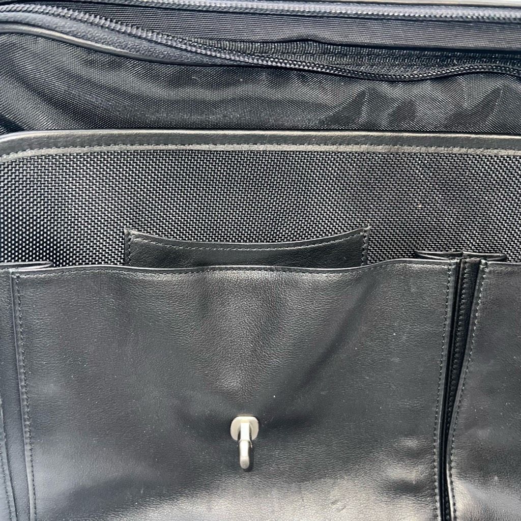 Coach COACH PRESCOTT 90s Vintage BLACK LEATHER LAPTOP BRIEFCASE MESSENGER BAG WITH COA Size ONE SIZE - 14 Thumbnail